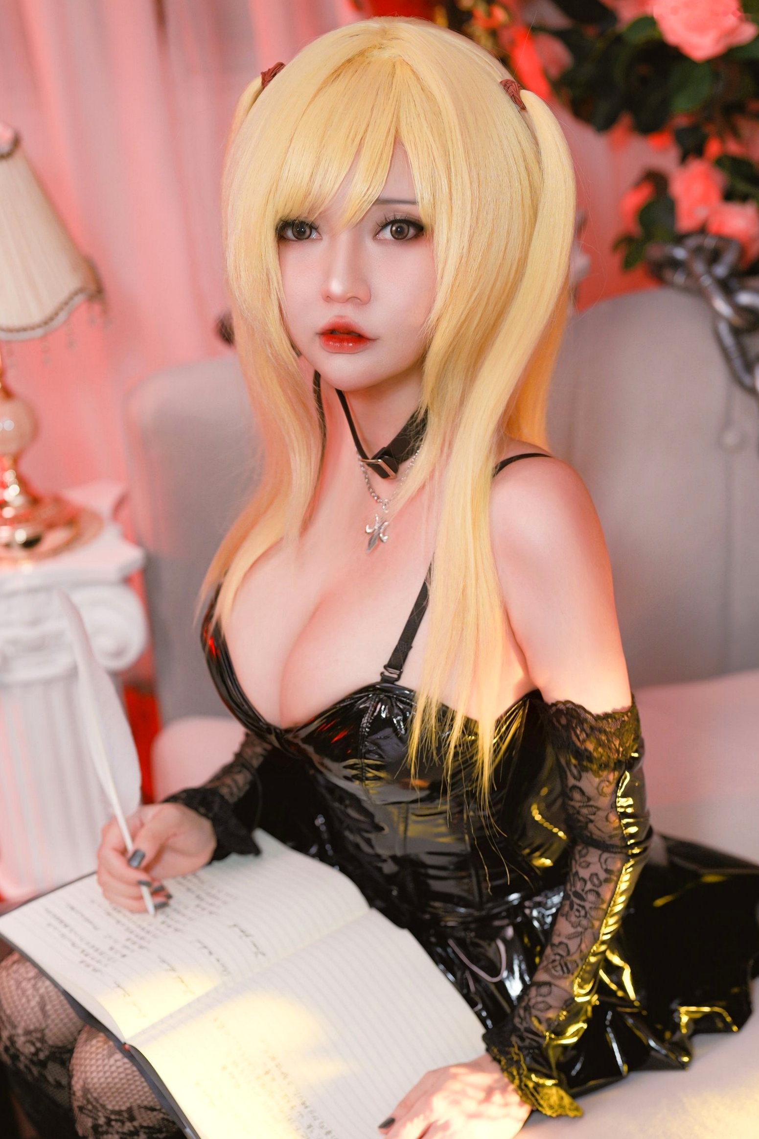 Potato-Godzilla-Misa-Amane-死亡笔记-弥海砂 暗黑哥特风性感COS角色扮演私房写真