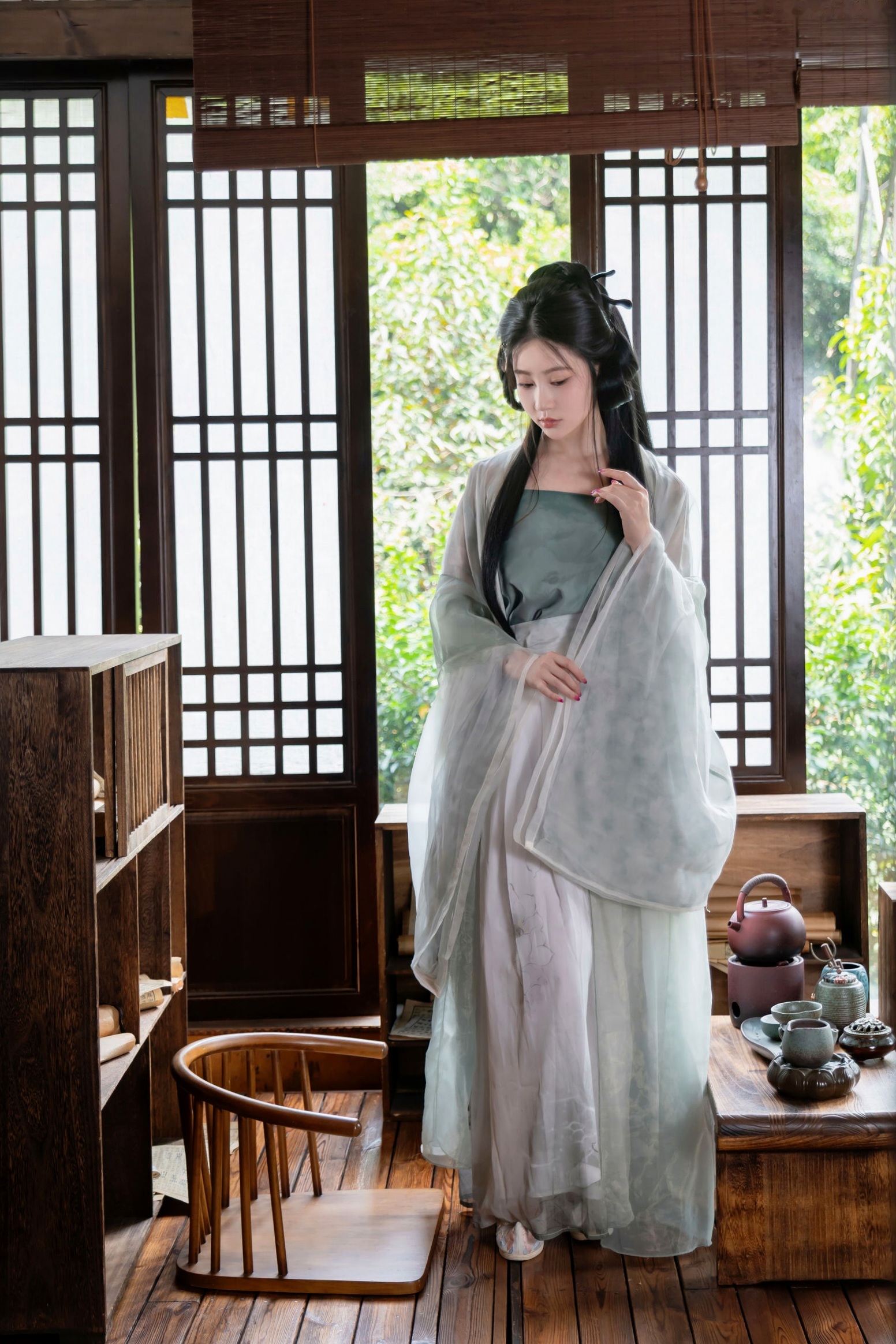 年年 - 浣溪沙 古风薄纱大尺度私房写真 极品女神性感诱惑
