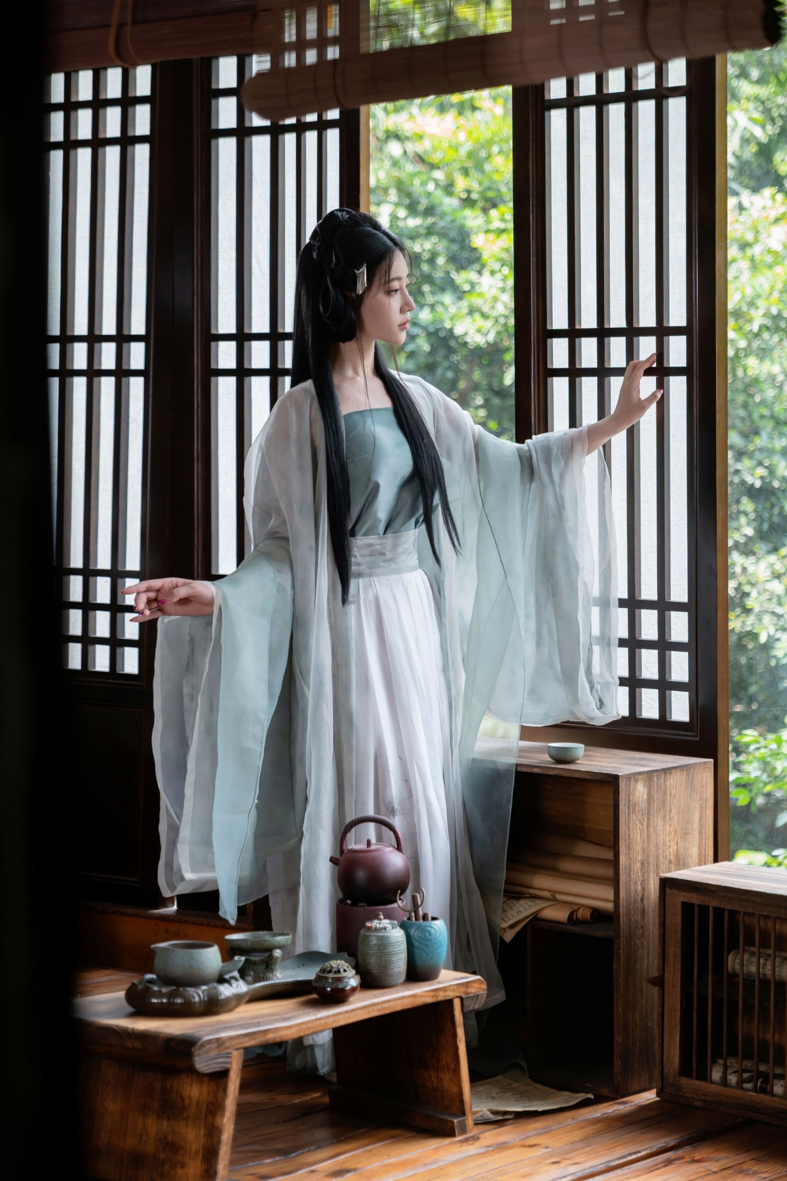 年年 - 浣溪沙 古风薄纱大尺度私房写真 极品女神性感诱惑