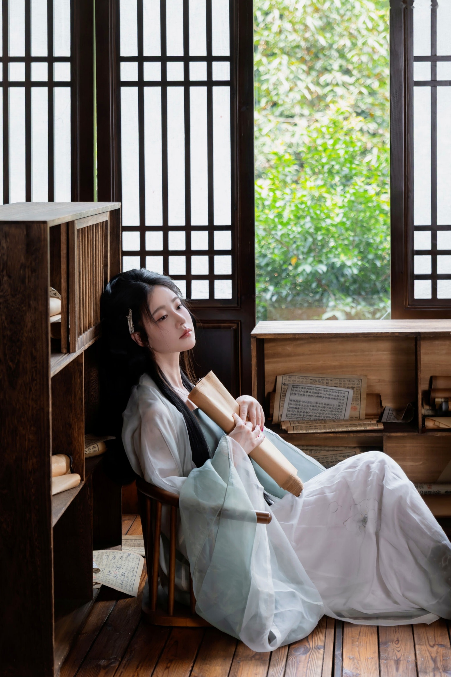 年年 - 浣溪沙 古风薄纱大尺度私房写真 极品女神性感诱惑