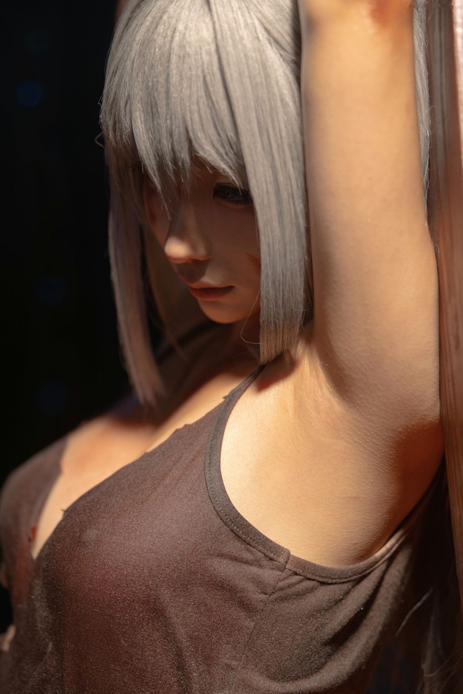《蠢沫沫-奴隶少女希尔薇》地牢铁链战损风角色扮演性感大尺度写真