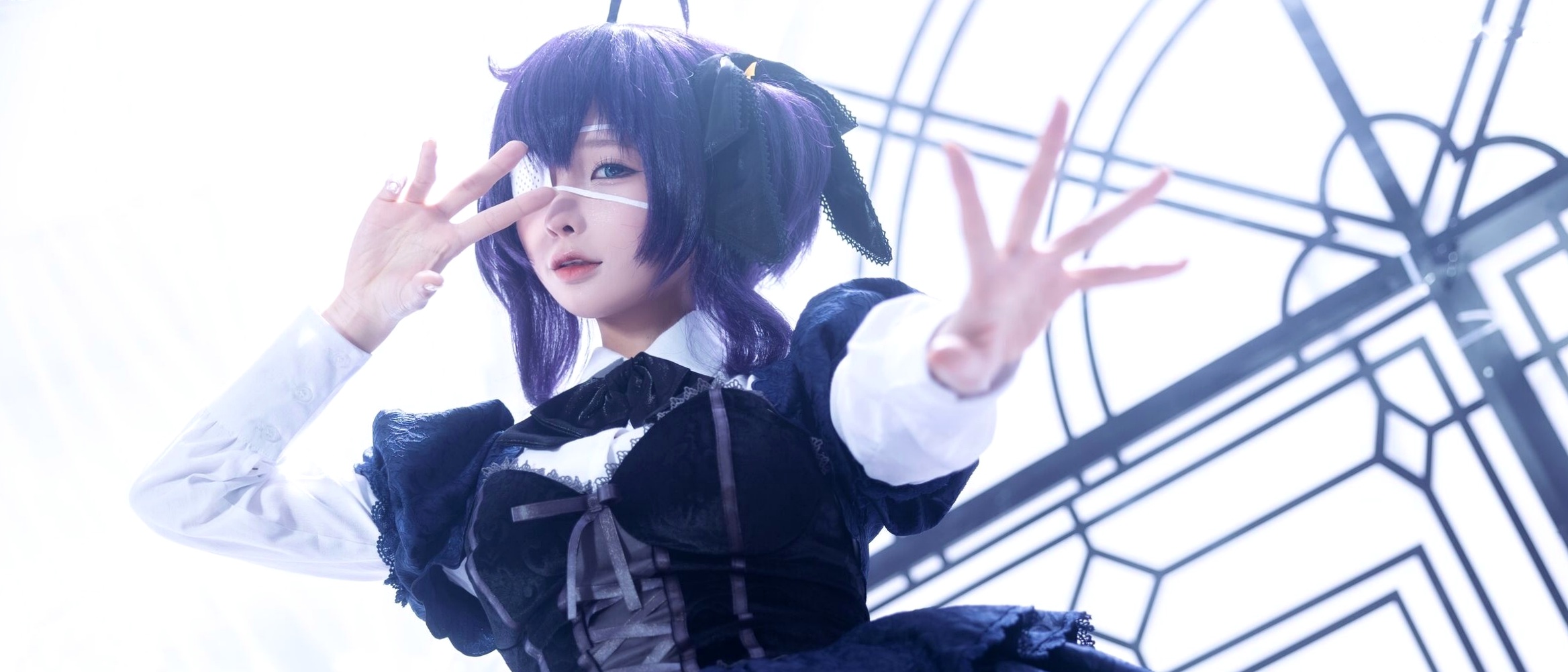 蠢沫沫-教主-六花原皮 梦幻哥特萝莉中二病邪王真眼Cosplay写真