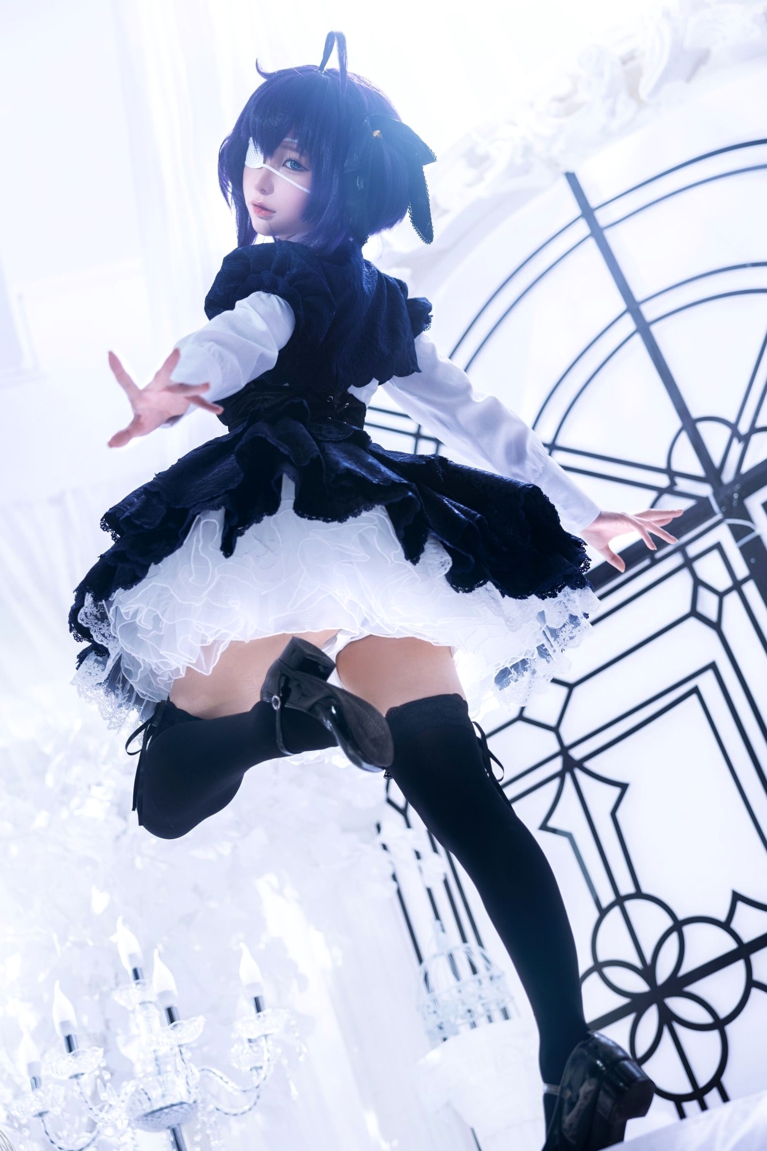蠢沫沫-教主-六花原皮 梦幻哥特萝莉中二病邪王真眼Cosplay写真