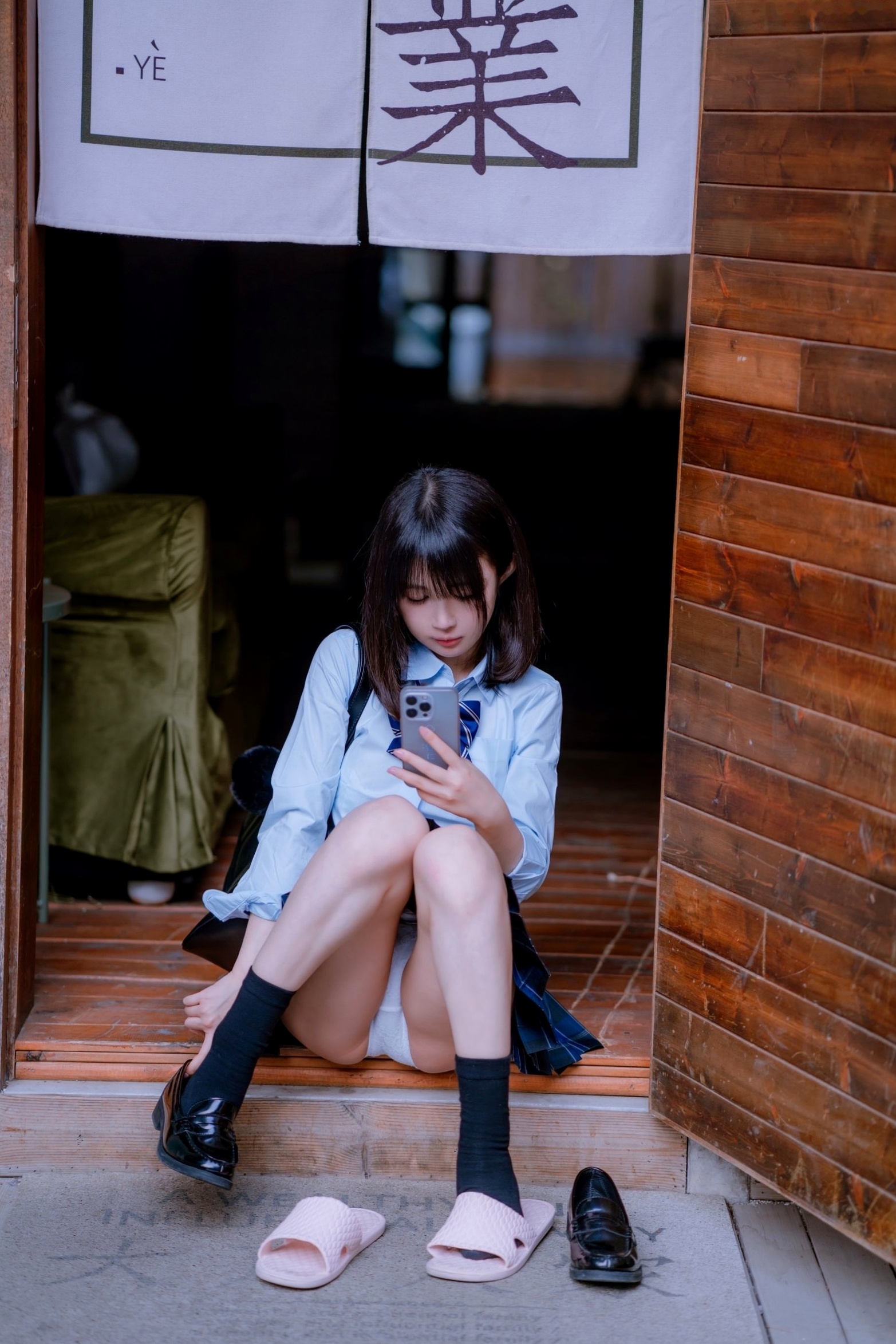 桜井宁宁-044-JK之居家私房照,极致清纯制服诱惑与性感身材完美呈现,甜美风格居家写真