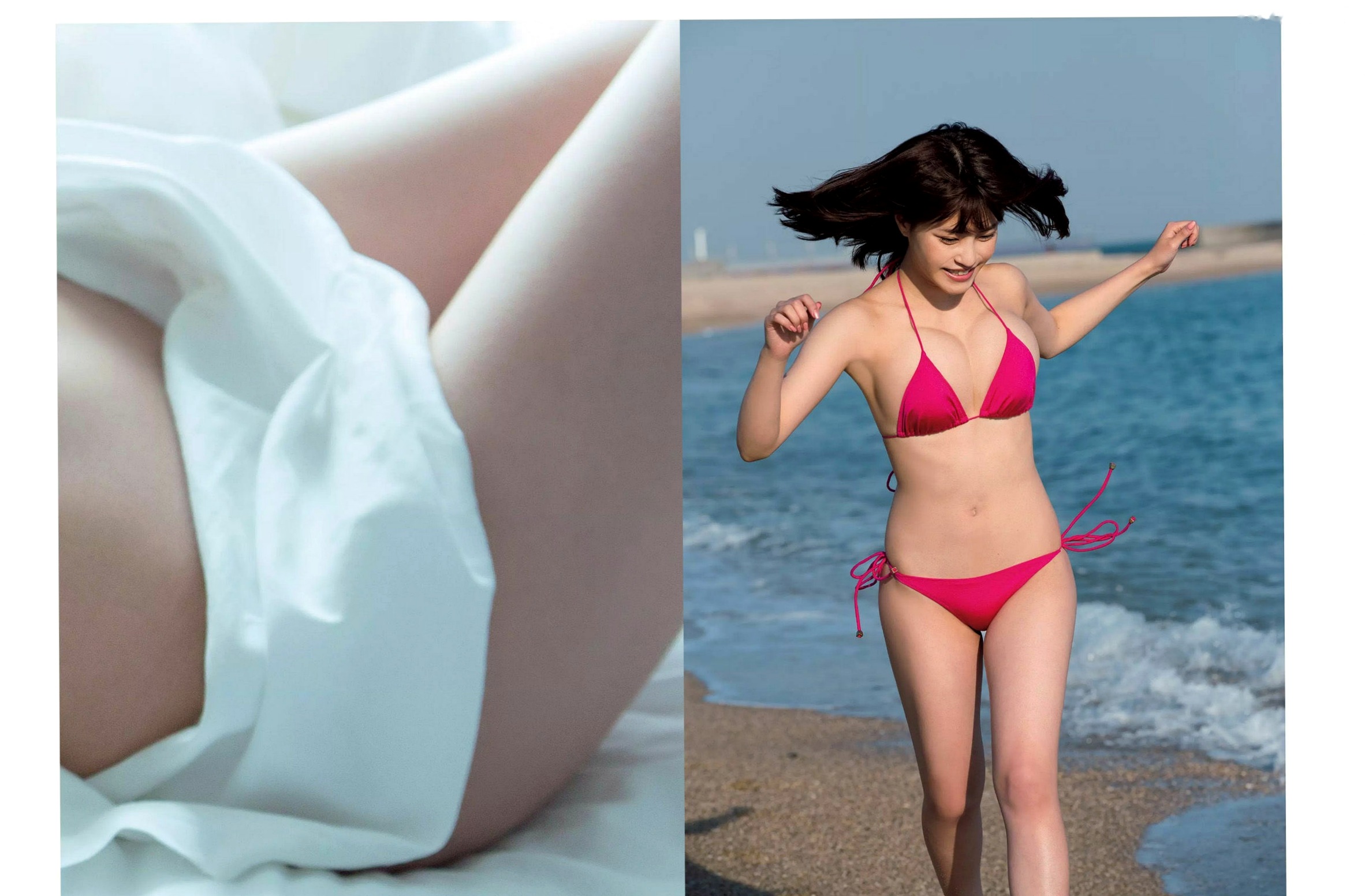 FLASH杂志精选:久松郁实等众女神夏日清凉写真,海滩比基尼与泳池性感诱惑合集