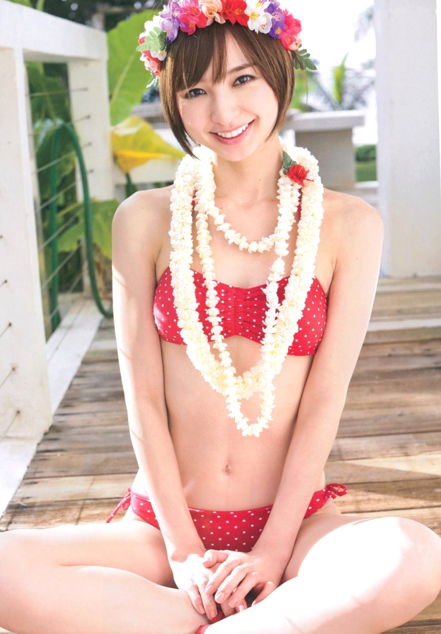 PB写真集_篠田麻里子《Memories》完全版_清纯甜美_夏日海滩泳池度假_湿身诱惑写真