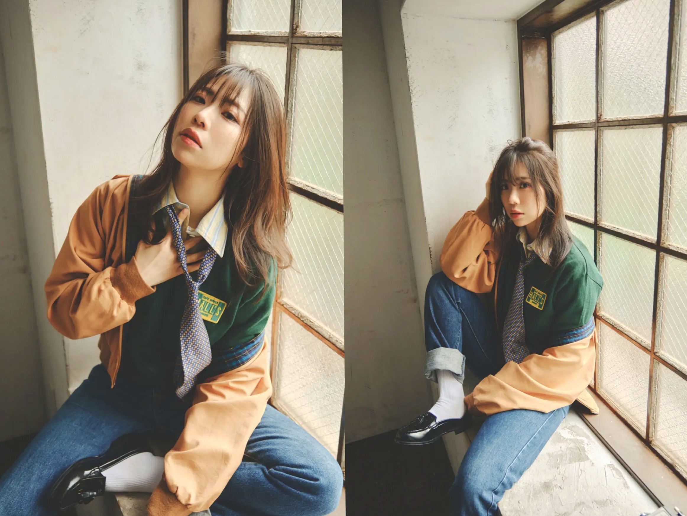 鈴木ふみ奈 - 私を捕まえて 黄色深V泳衣与红色内衣性感私房写真