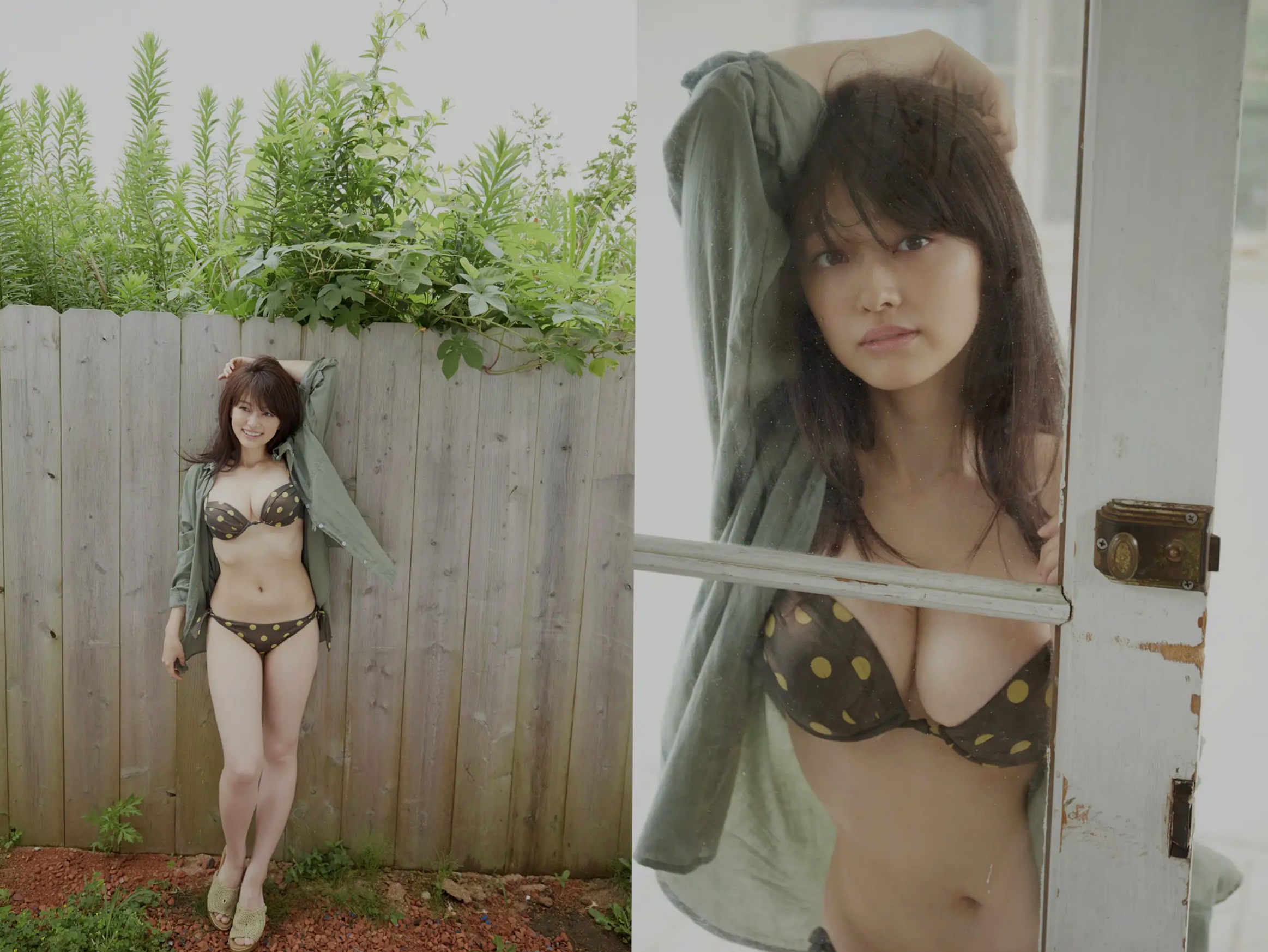 山地まり - 山盛りFine:海边与泳池湿身写真,展现极致清纯童颜与傲人身材曲线