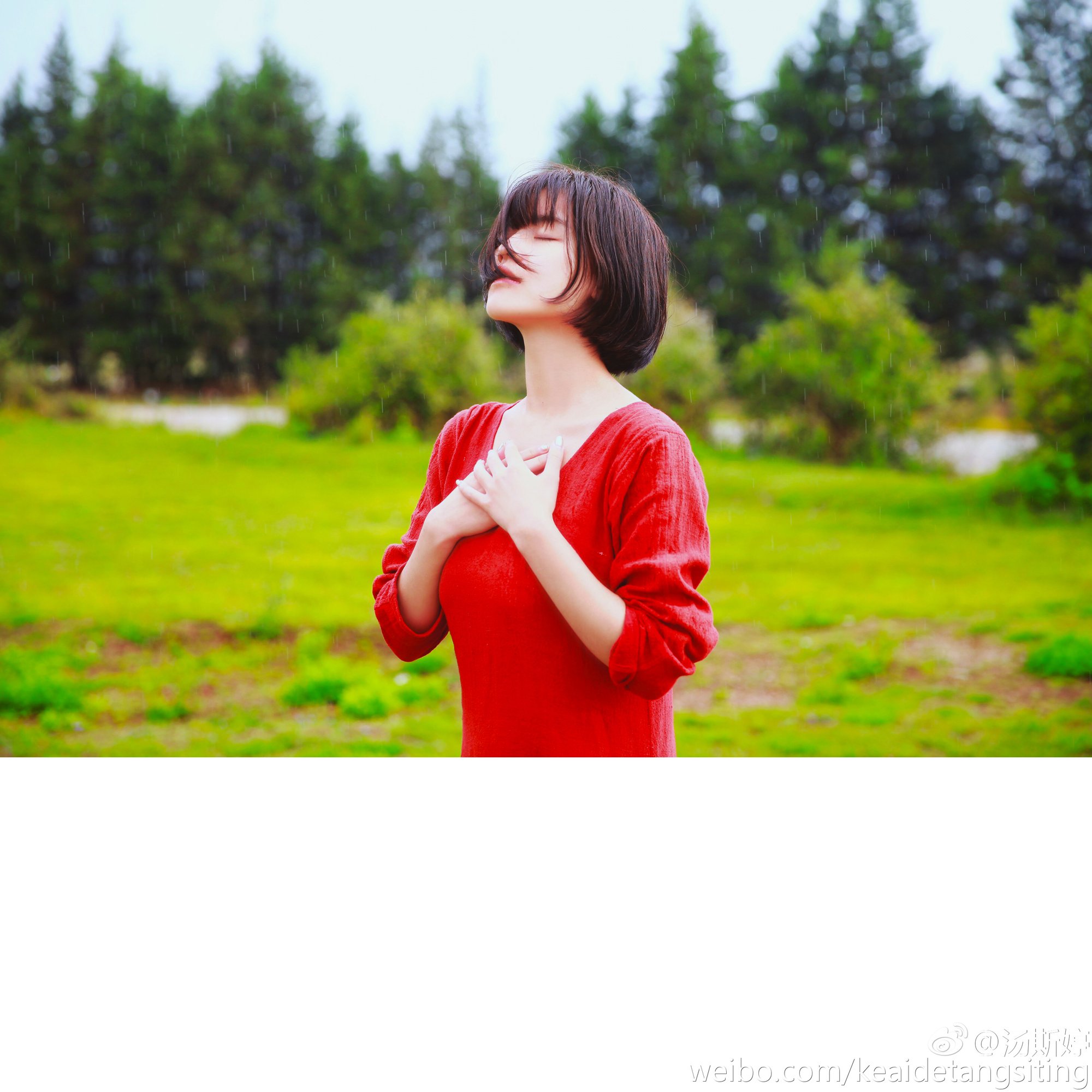 汤斯婷 氧气美女微博清纯美图