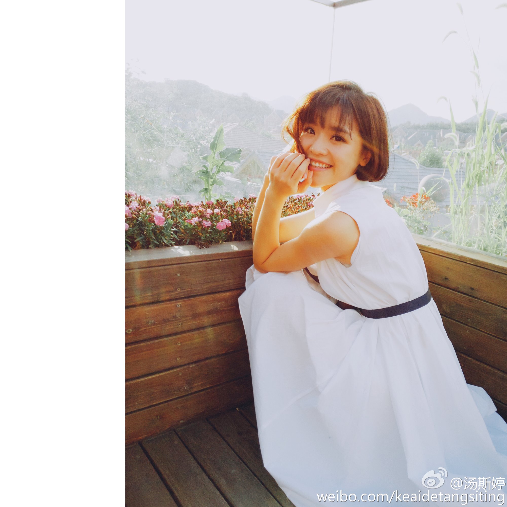 汤斯婷 氧气美女微博清纯美图