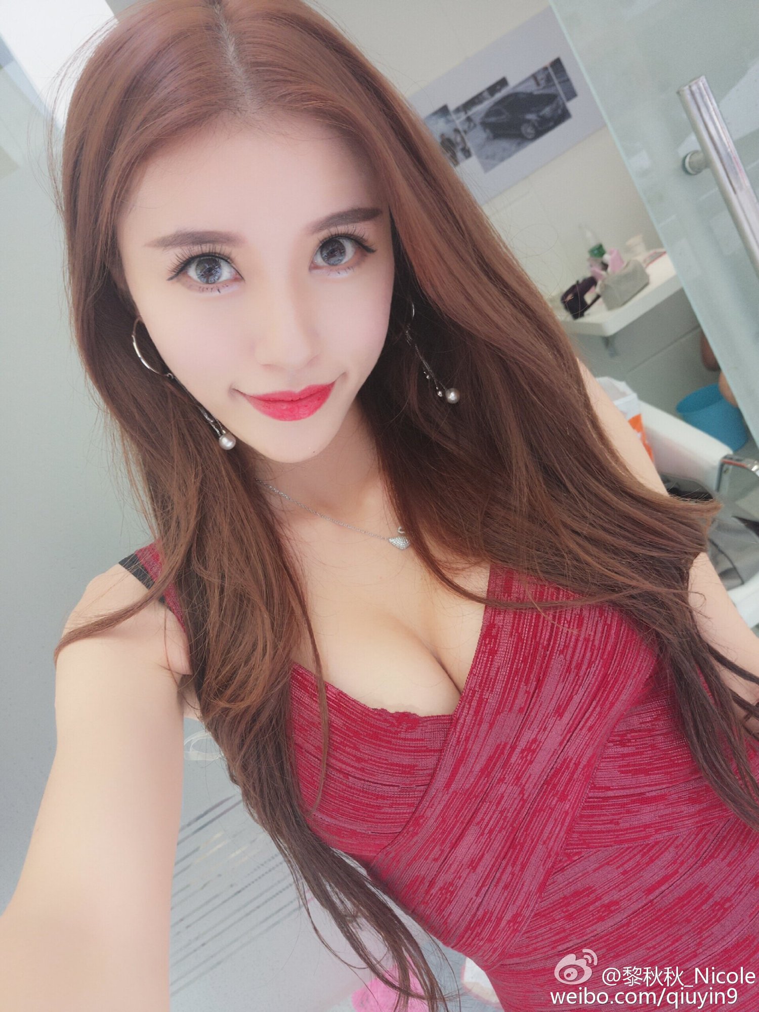黎秋秋Nicole 人气校花微博美图