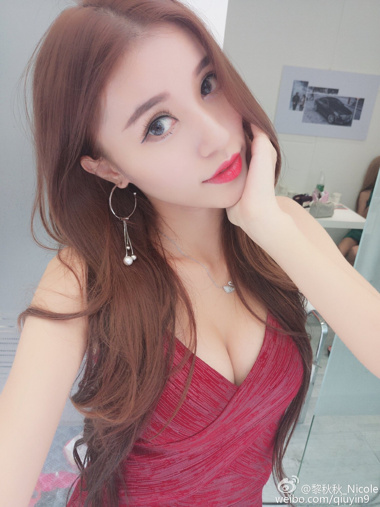 黎秋秋Nicole 人气校花微博美图