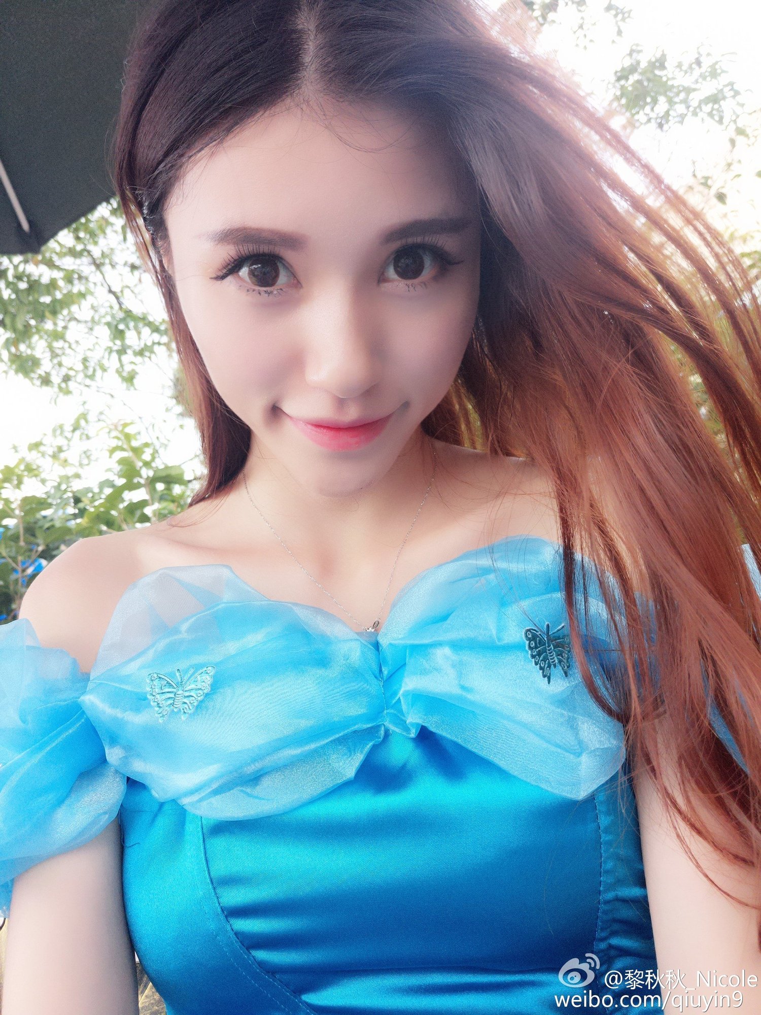 黎秋秋Nicole 人气校花微博美图
