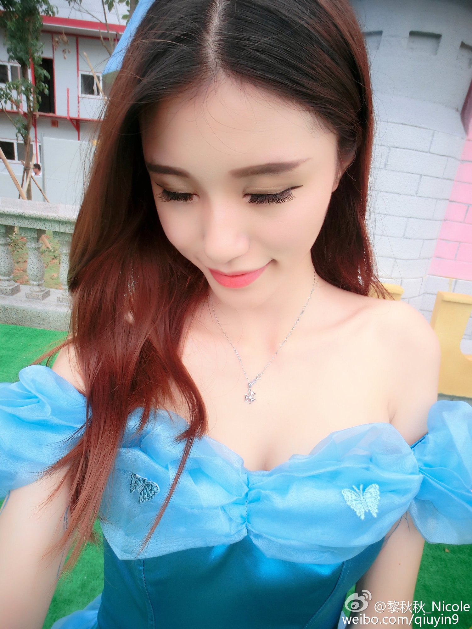 黎秋秋Nicole 人气校花微博美图