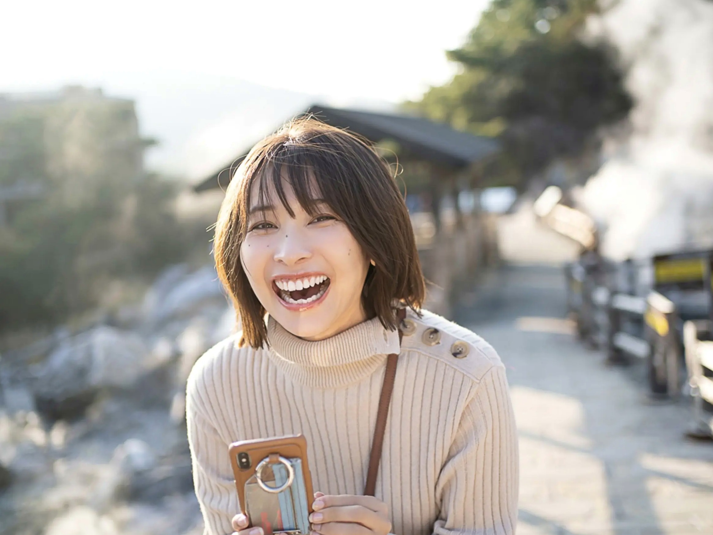 山崎真実(山崎真实) - ひとときの恋人:清新户外与慵懒榻榻米私房写真,治愈系日本女神倾情演绎,温婉柔美,让人悸动的恋人视角