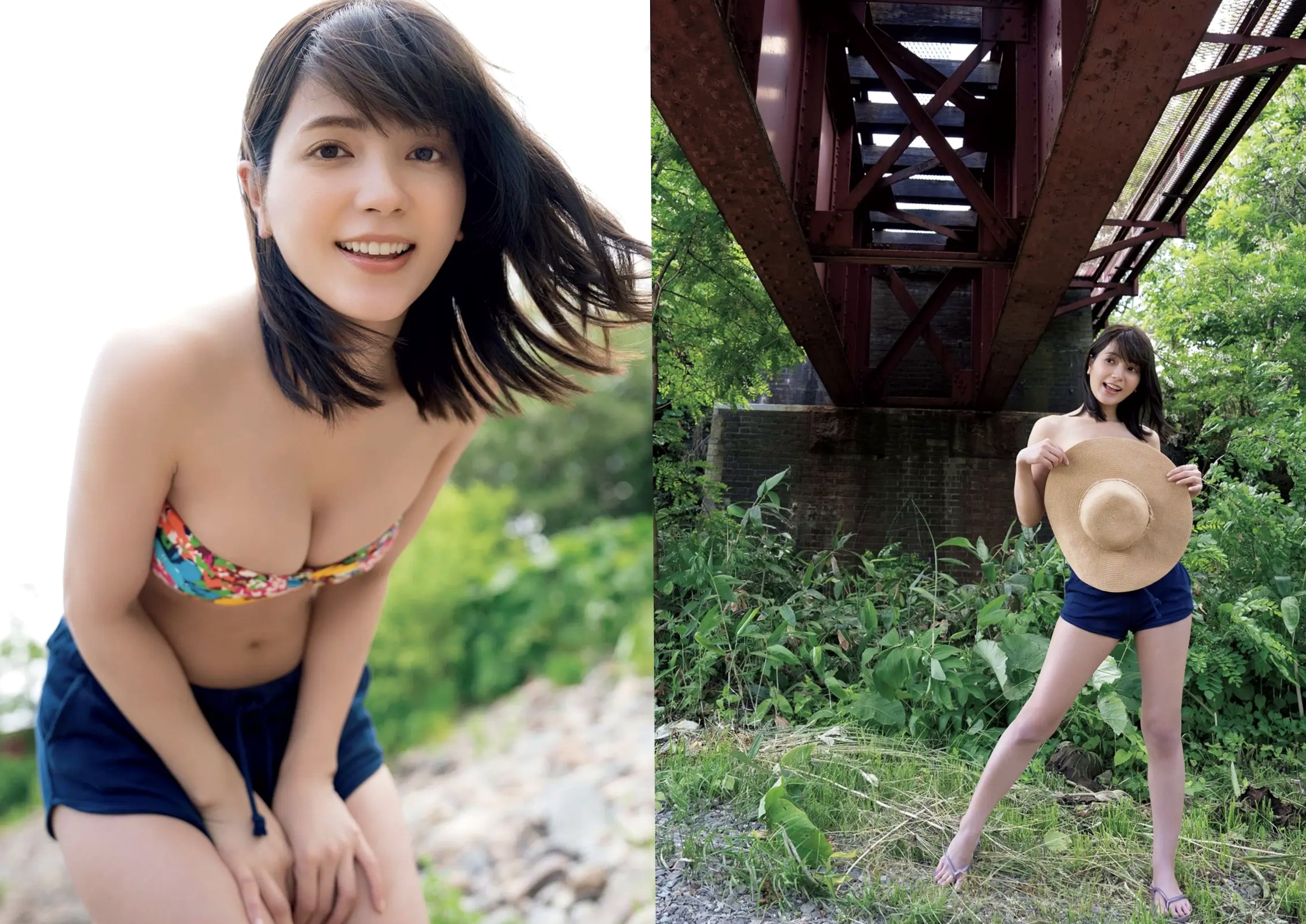 《南里美希 - jamais vu》日本女神清纯街拍与沙滩大尺度性感湿身写真