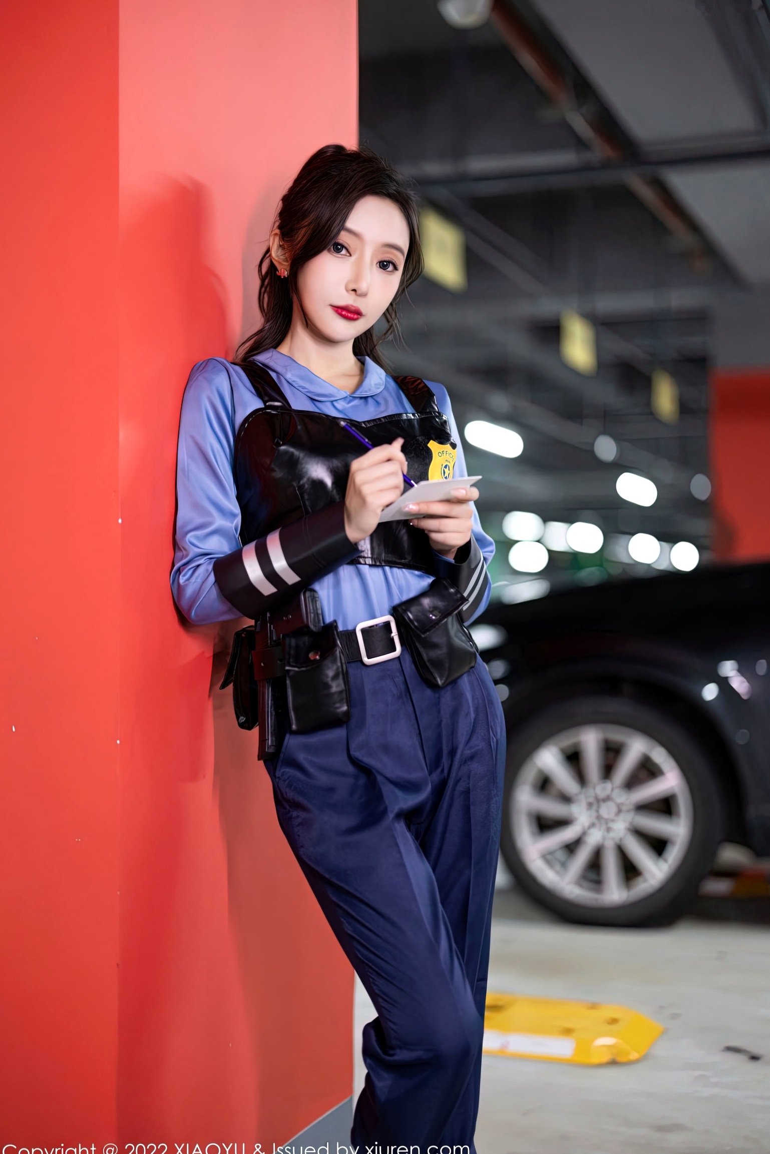XiaoYu语画界-929-王馨瑶Yanni-绝美女警角色扮演制服诱惑-飒爽警花黑色战术内衣私房照-无圣光大尺度