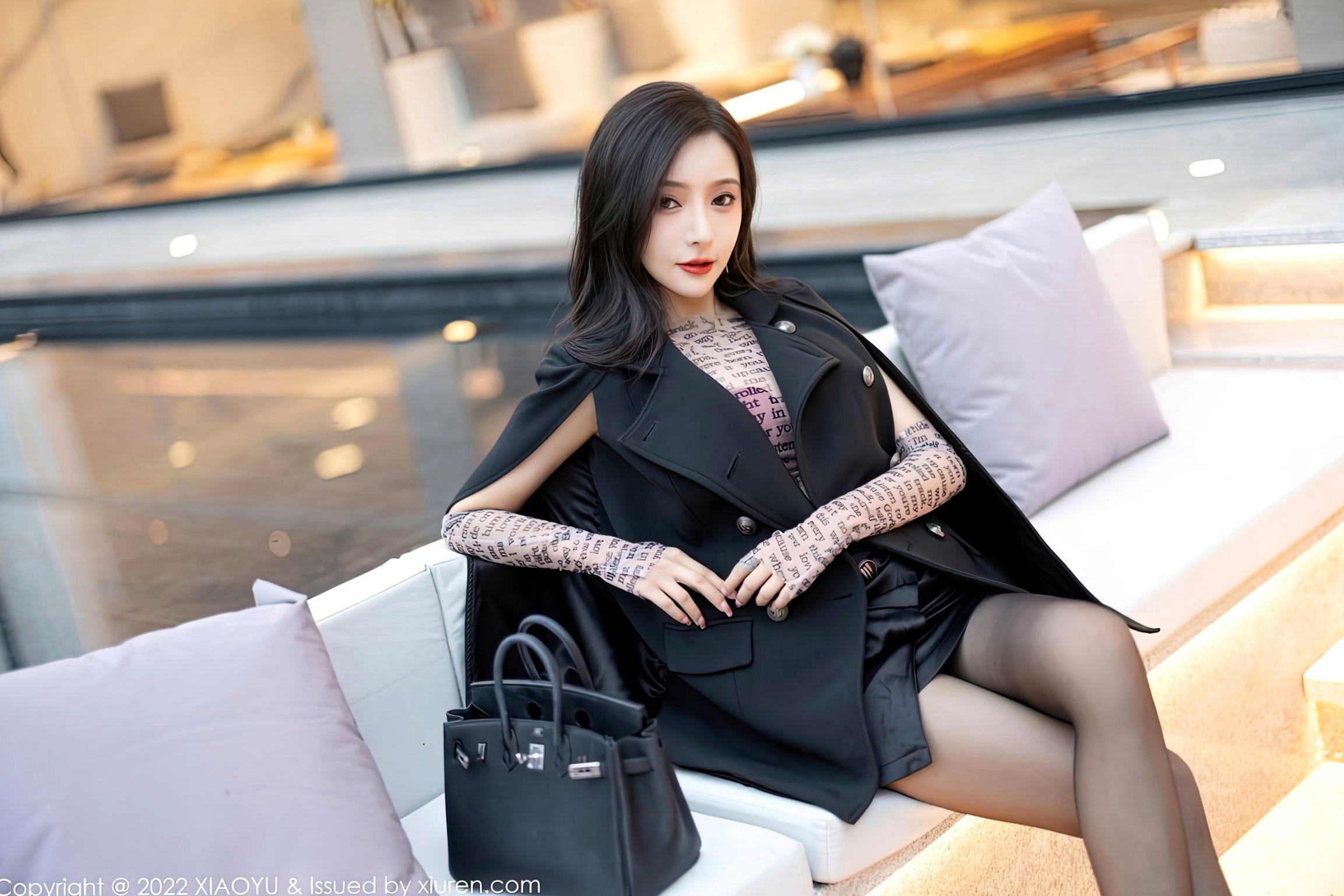 XiaoYu语画界-916-王馨瑶Yanni-极致性感诱惑写真-轻透服饰超薄黑丝私拍-无圣光大尺度
