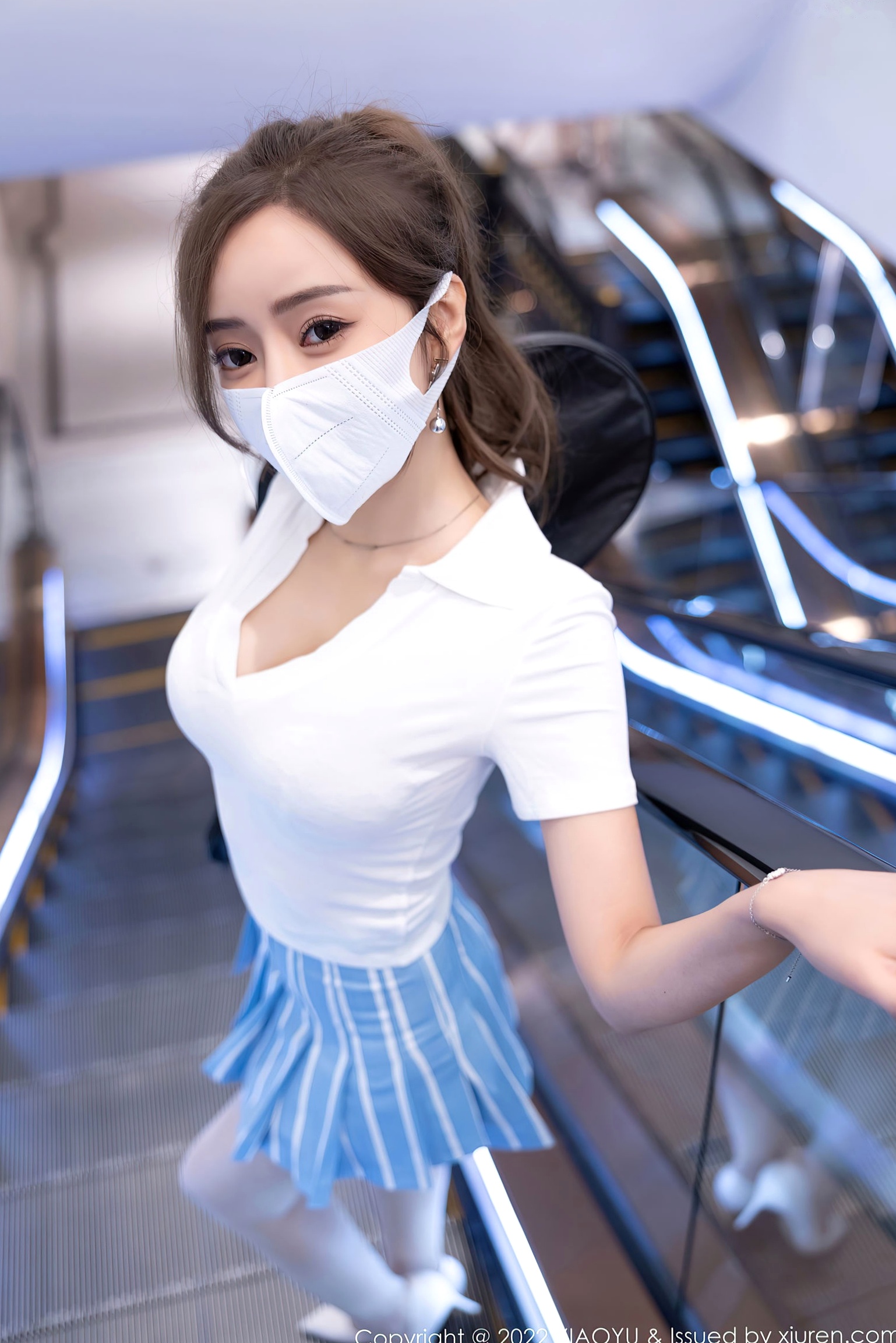 XiaoYu语画界-803王馨瑶Yanni-羽毛球运动风私房,白蕾丝内衣肉丝诱惑,极品曼妙身材,无圣光极致感官大尺度写真