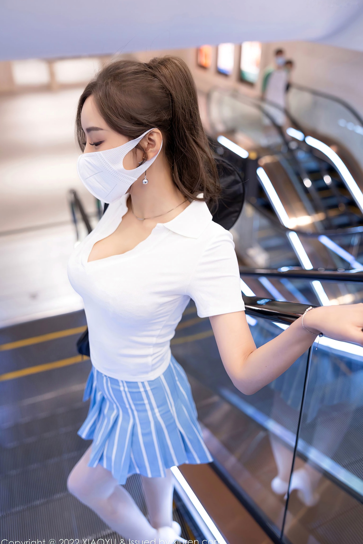 XiaoYu语画界-803王馨瑶Yanni-羽毛球运动风私房,白蕾丝内衣肉丝诱惑,极品曼妙身材,无圣光极致感官大尺度写真