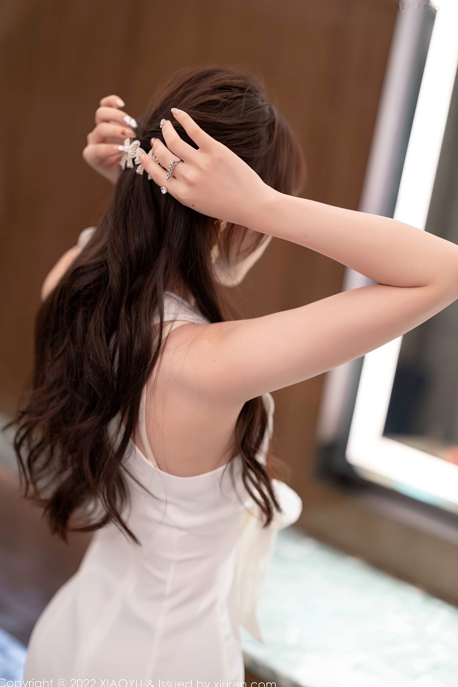 XiaoYu语画界-704-芝芝Booty:白色连衣裙搭配蕾丝内衣私房照,优雅肉丝诱惑,尽显性感女神极致魅力 - 无圣光大尺度