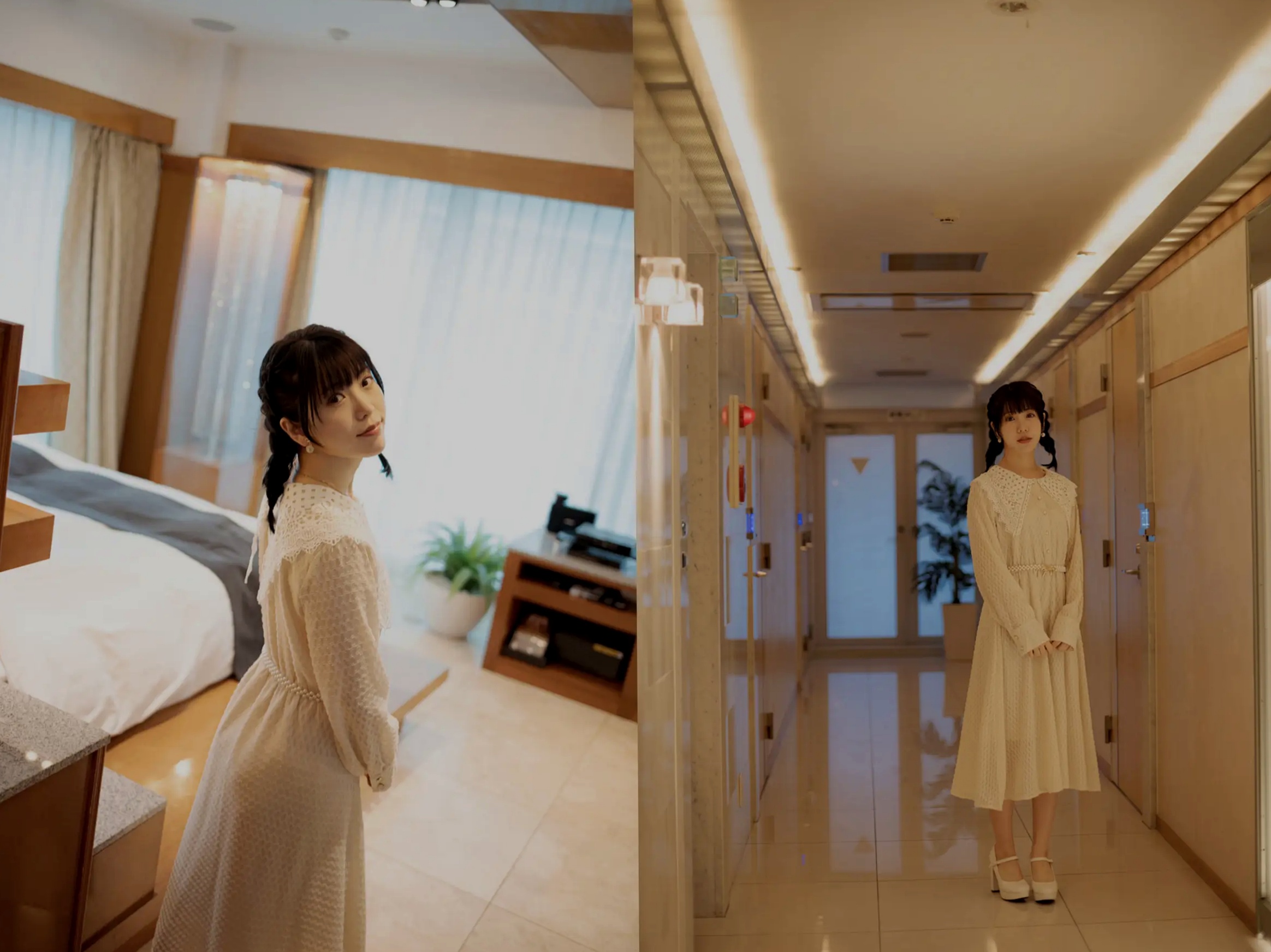 白石みずほ - アイドル官能 卧室室内私房大尺度性感内衣写真