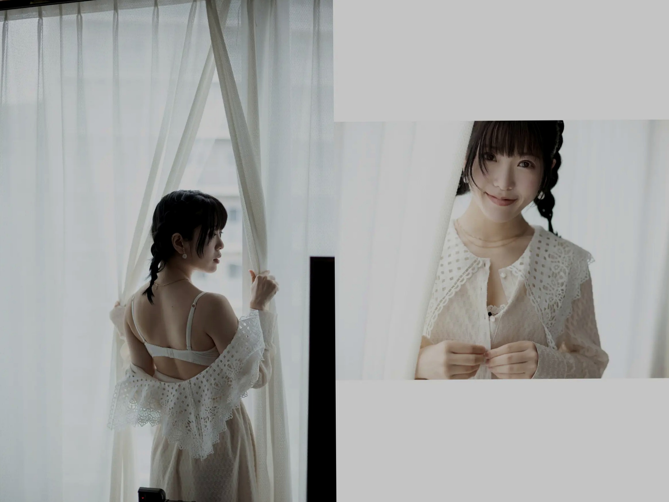 白石みずほ - アイドル官能 卧室室内私房大尺度性感内衣写真