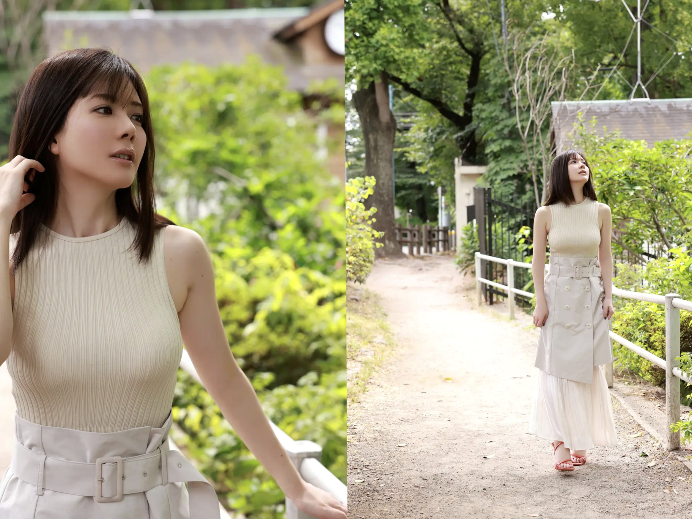 高宮まり《恋する胸的高まり》日系户外清新与优雅性感私房写真