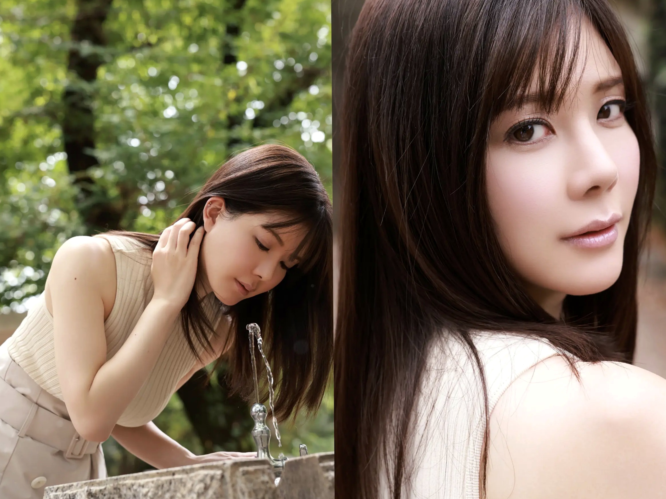 高宮まり《恋する胸的高まり》日系户外清新与优雅性感私房写真