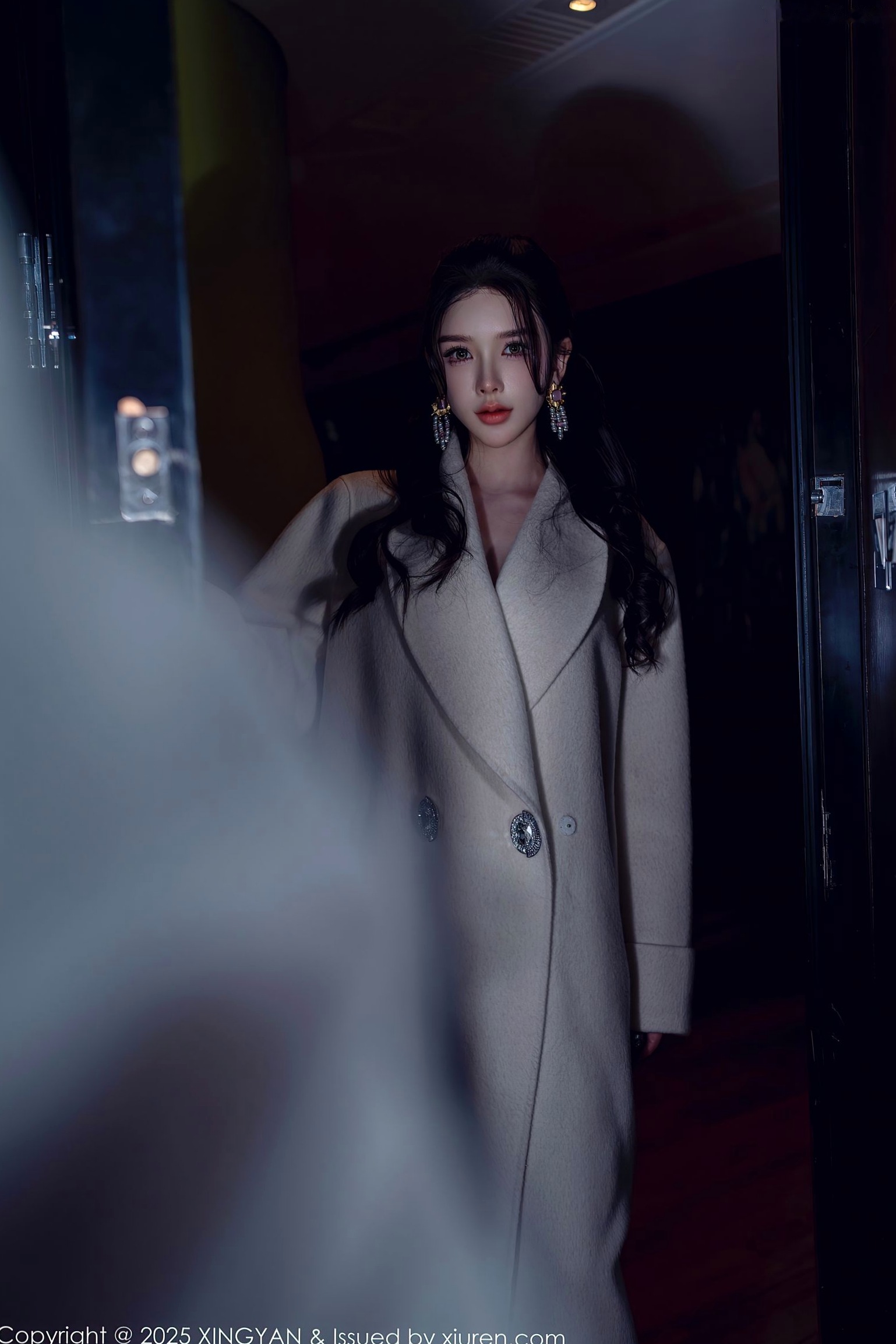 XingYan星颜社-337-李丽莎-粉色镂空花卉刺绣内衣与白丝诱惑-唯美私房摄影-无圣光大尺度