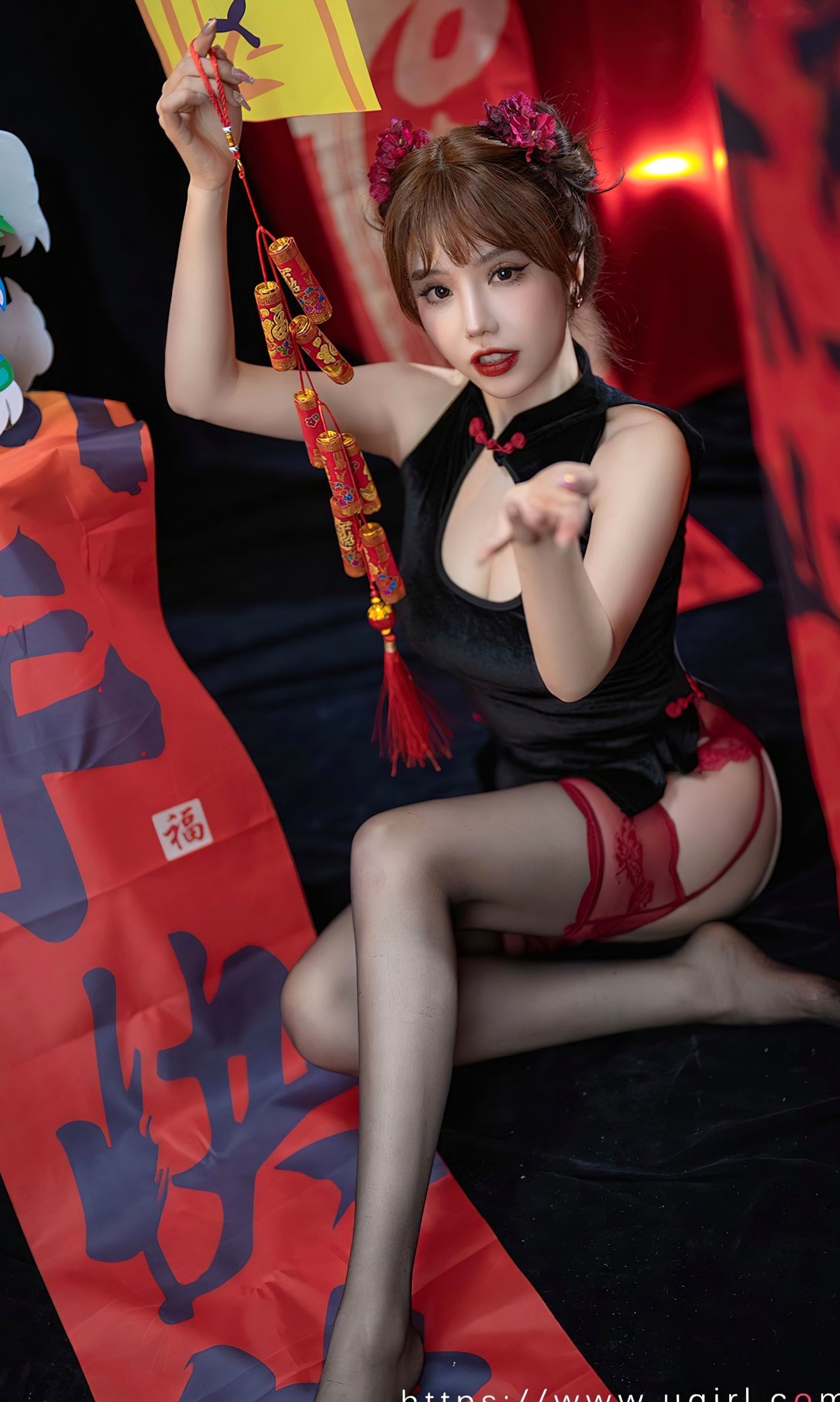 UGirlsApp尤果圈爱尤物-2769-妮小妖-《新年快乐》-2024.01.26