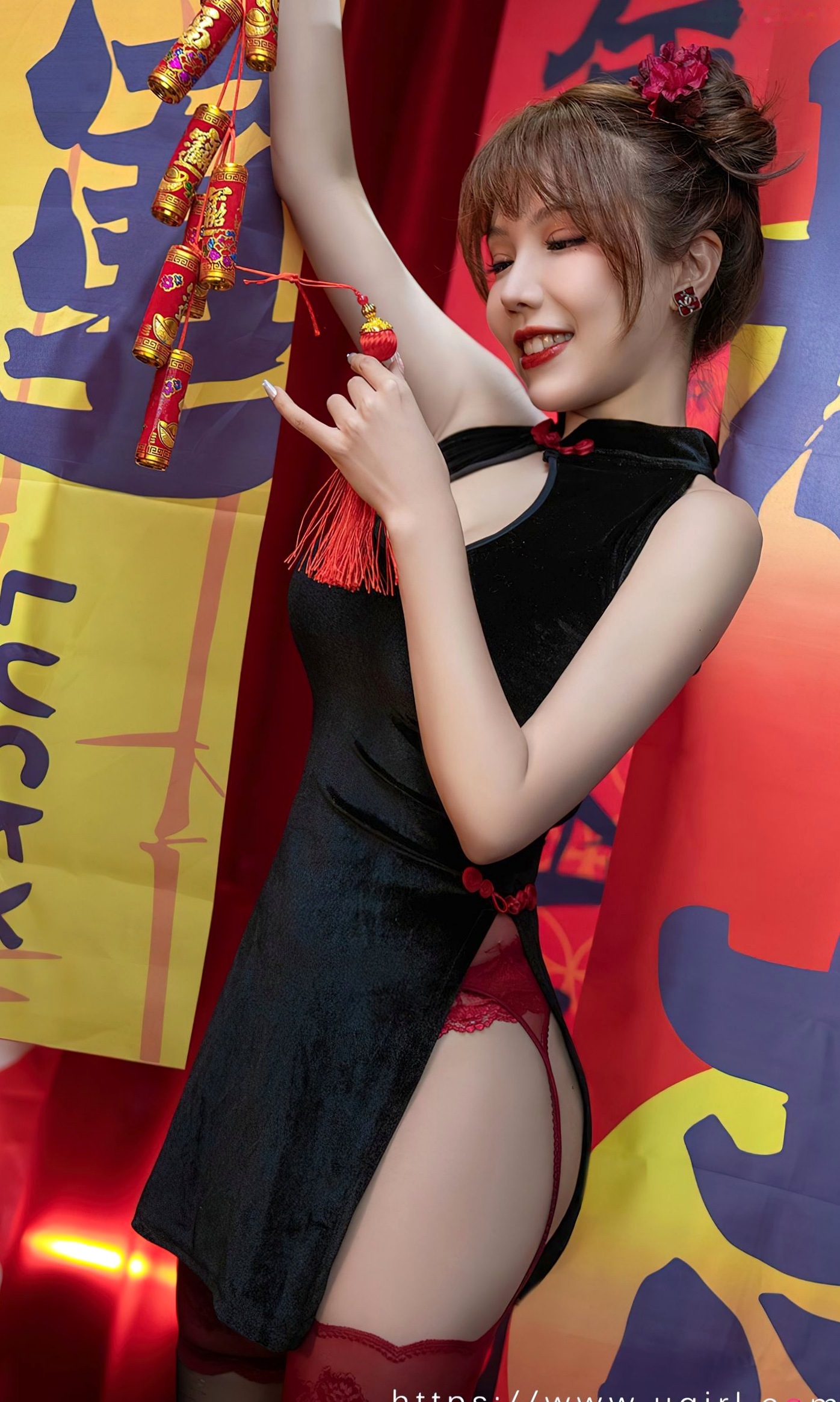 UGirlsApp尤果圈爱尤物-2769-妮小妖-《新年快乐》-2024.01.26