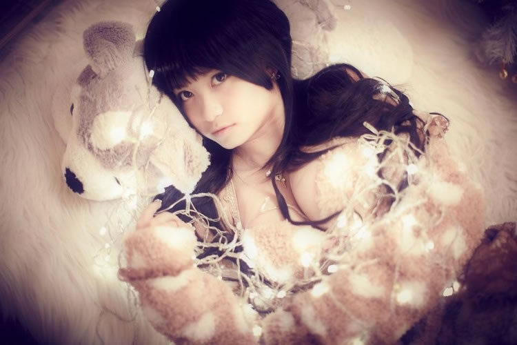 祈锦钥-百变美女的火辣私房照诱惑写真图