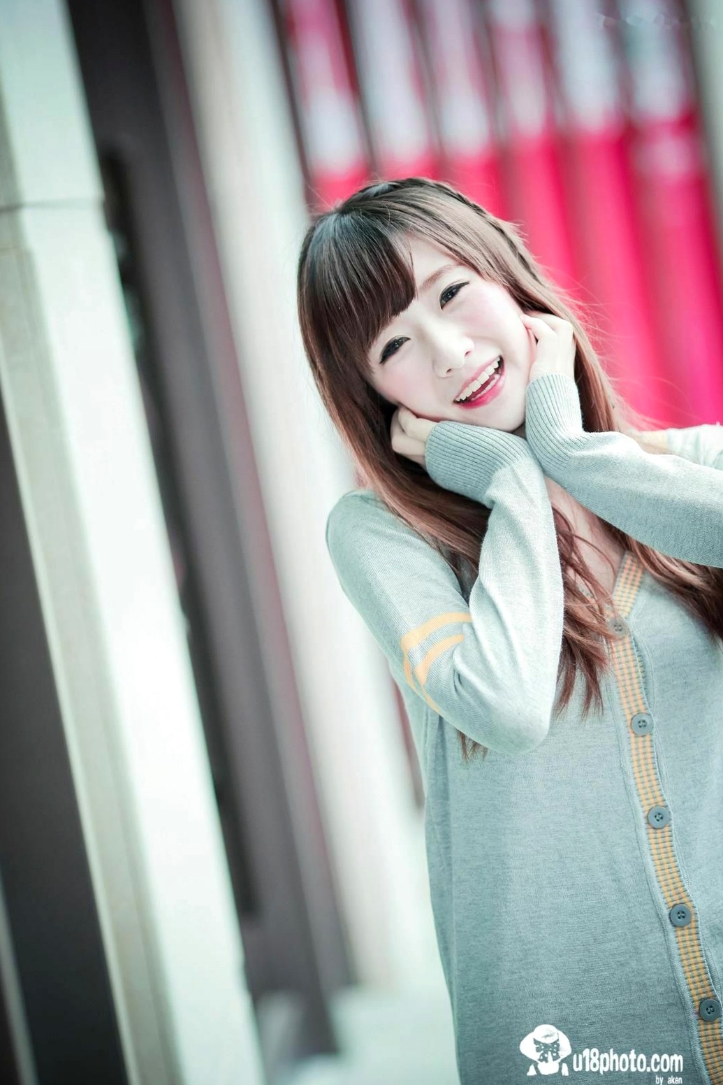 台湾网红女神李思娴户外清新生活写真,元气满满邻家少女甜美笑容大合集