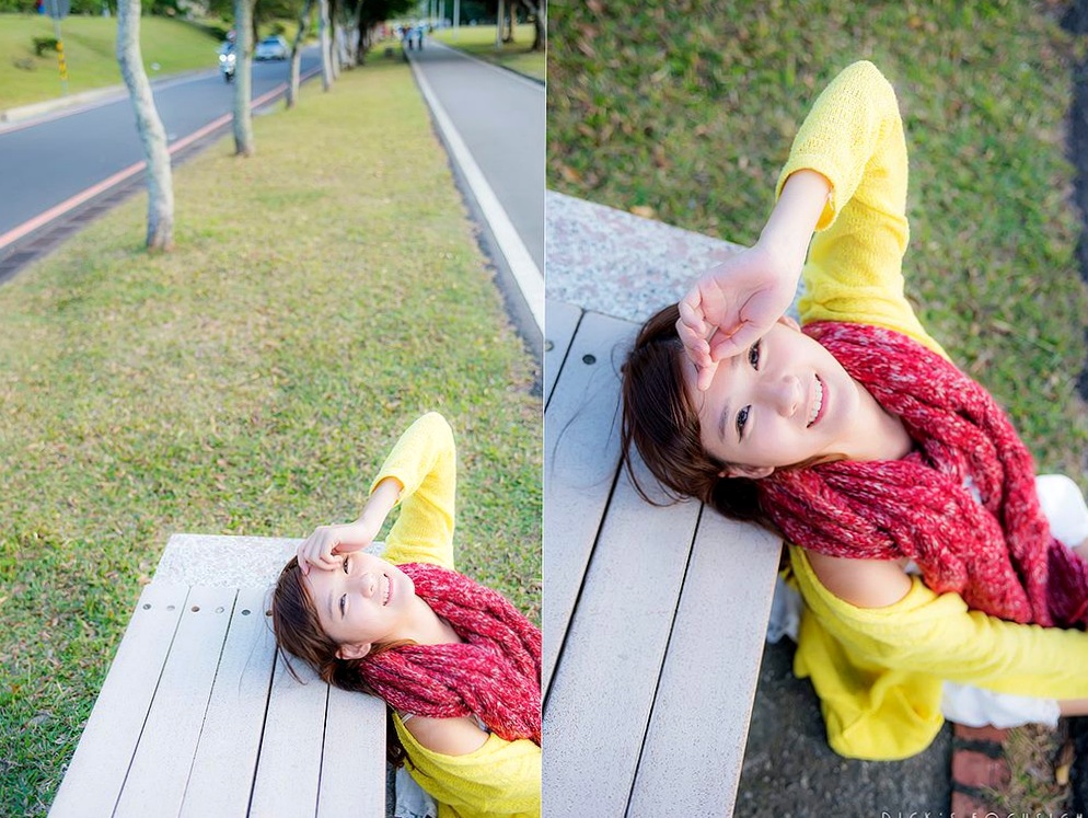 台湾网红女神李思娴户外清新生活写真,元气满满邻家少女甜美笑容大合集