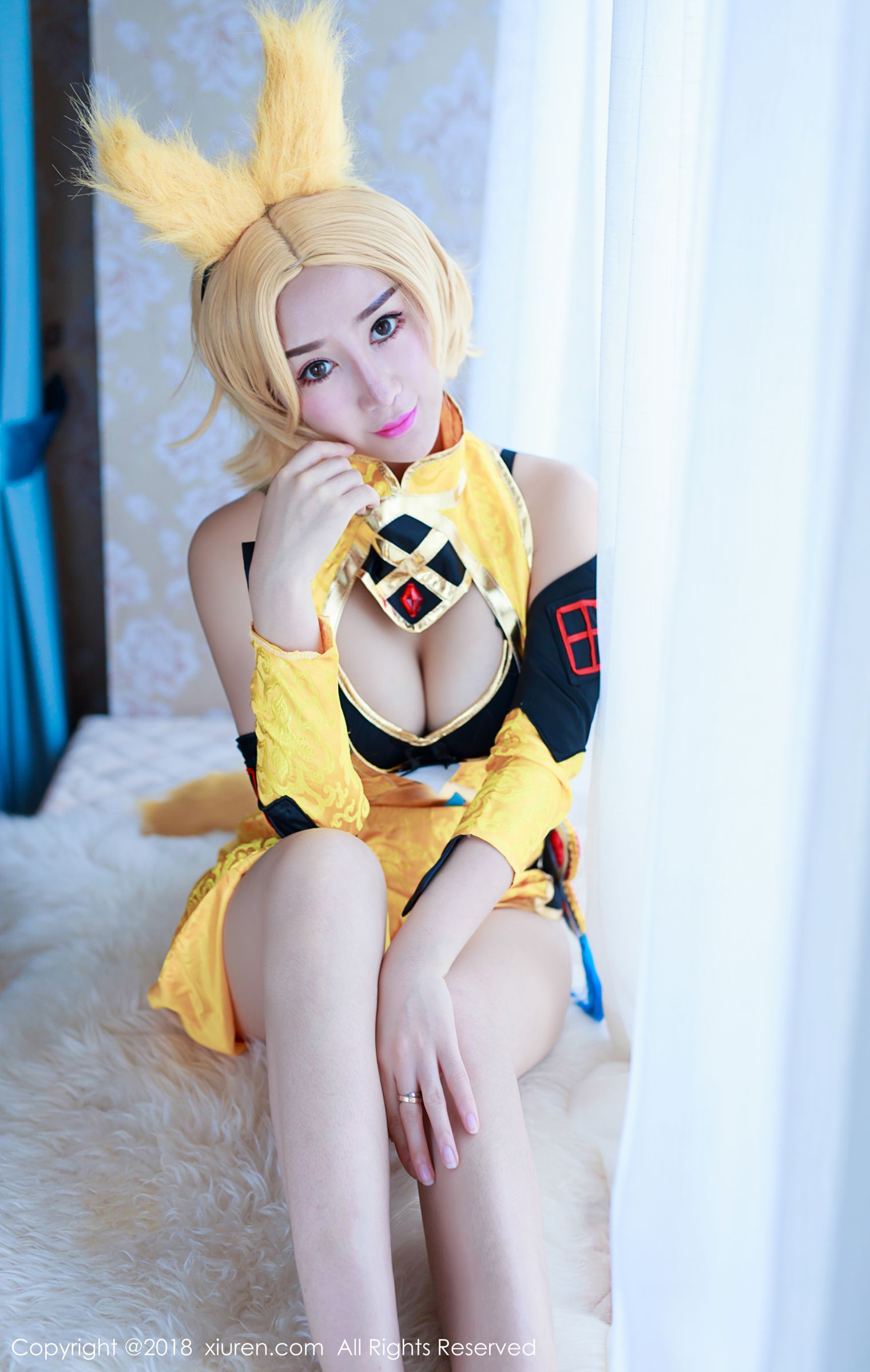 性感女神邹晶晶 王者荣耀妲己COS