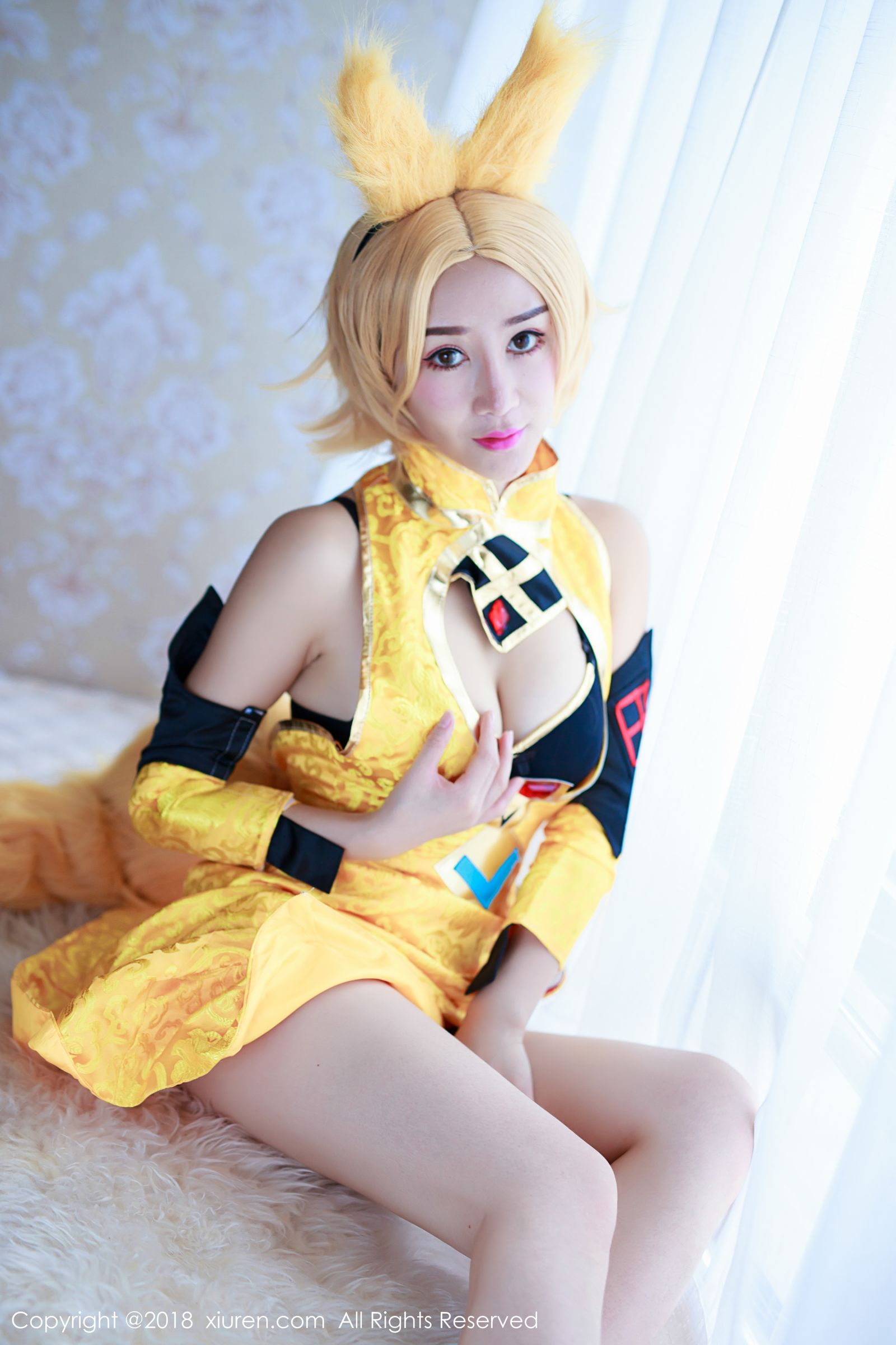 性感女神邹晶晶 王者荣耀妲己COS