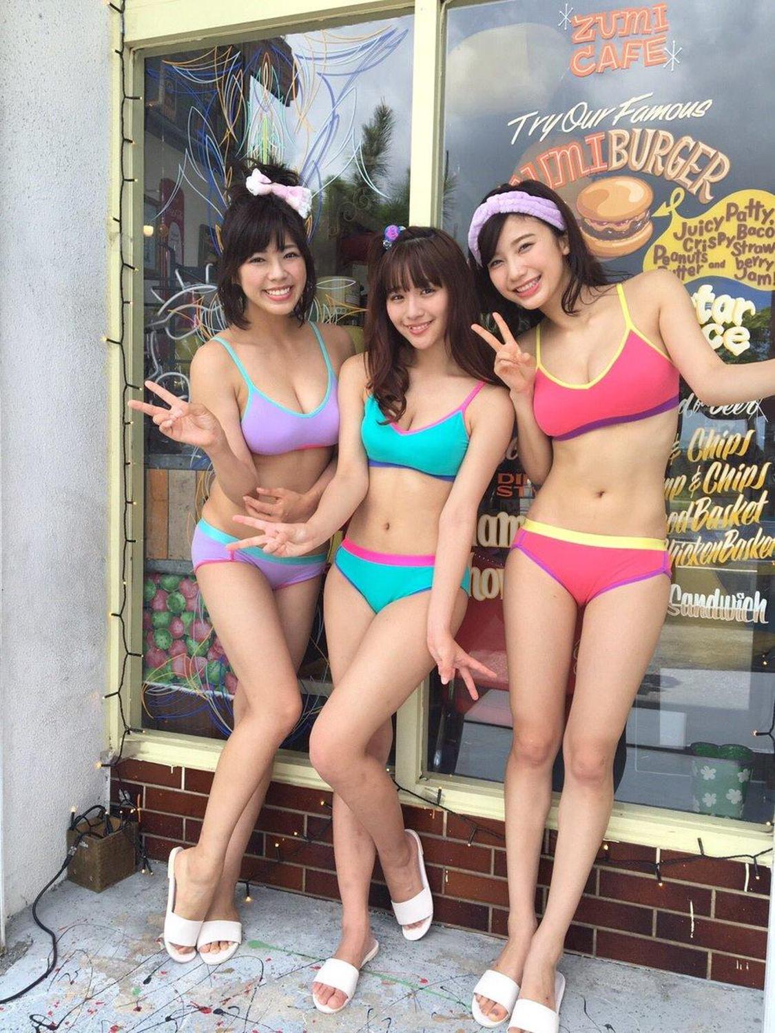 浅川梨奈&小仓优香&和智南 欧派三剑客结成