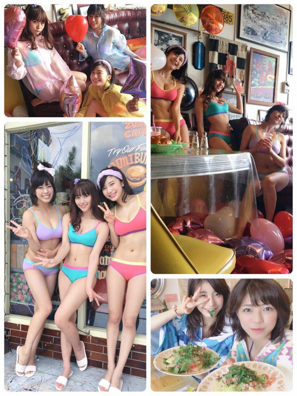 浅川梨奈&小仓优香&和智南 欧派三剑客结成