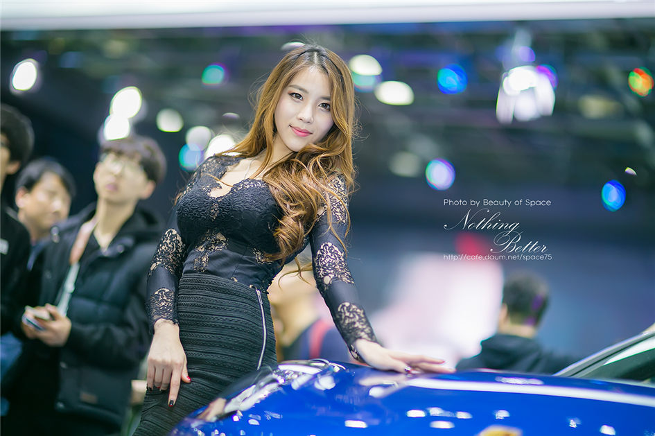 2015韩国国际车展ShowGirl车贞儿美女图片