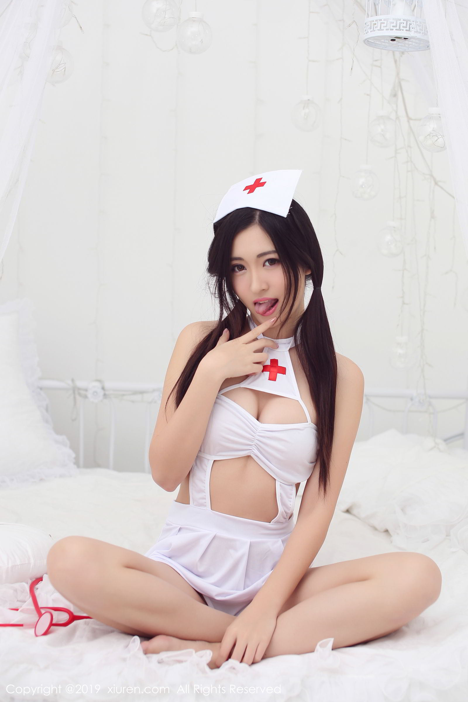 性感女神沈梦瑶 可爱护士包臀黑丝