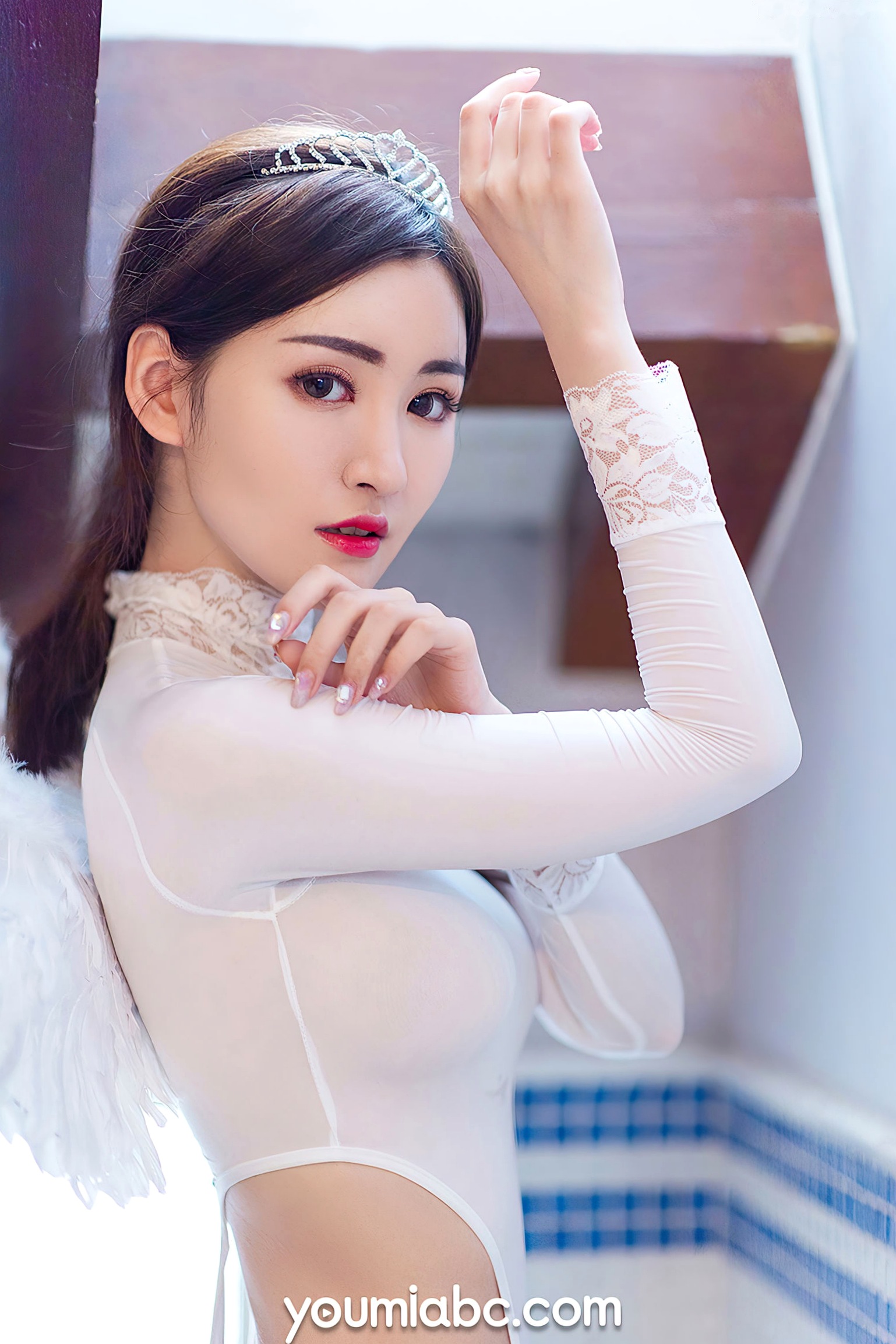YouMi尤蜜-2020.12.28-沈梦瑶-《梦天使》私房写真-清纯天使cosplay性感大尺度无圣光美图