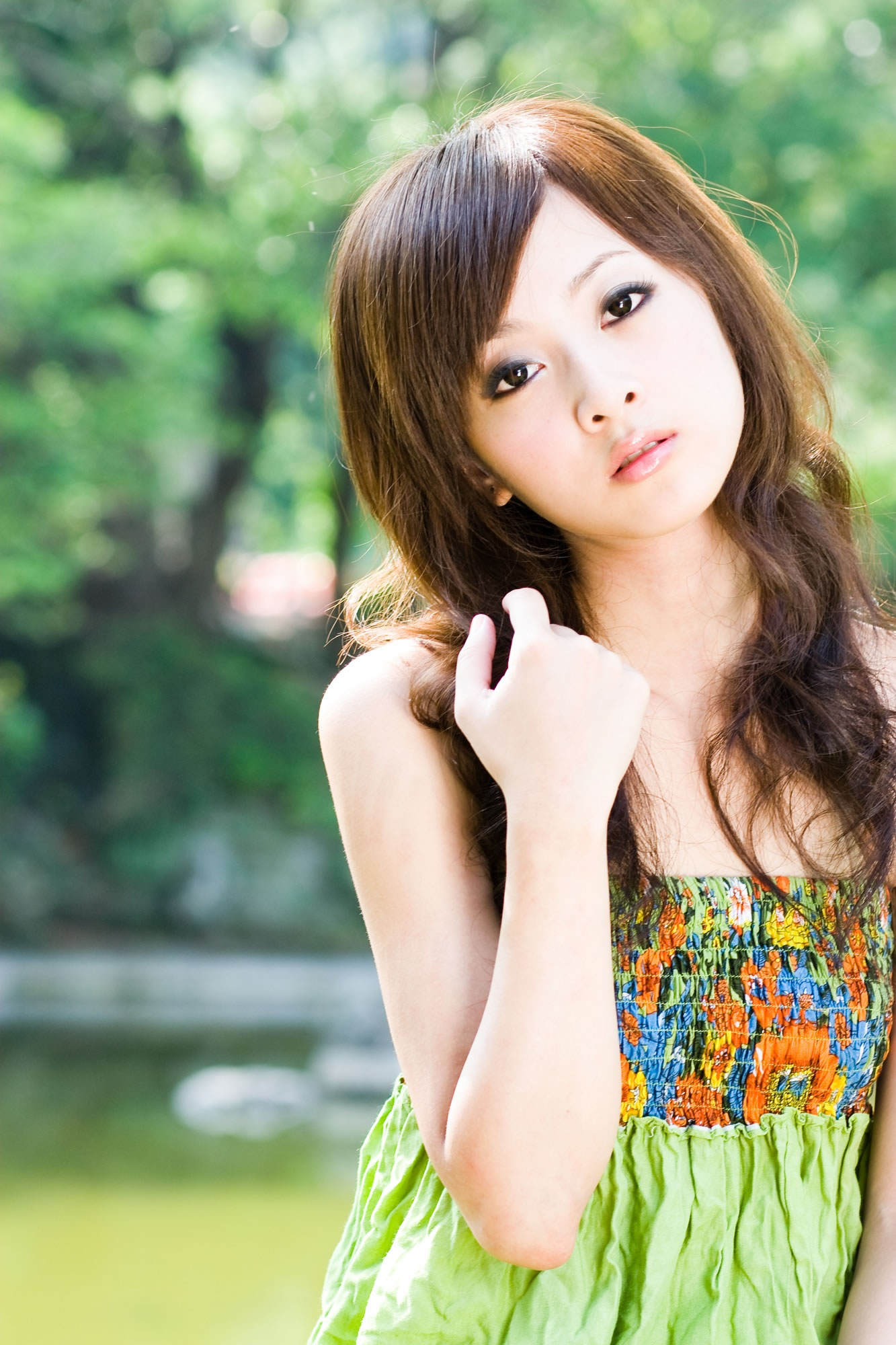 张凯洁 台湾清纯美女果子MM@双溪公园