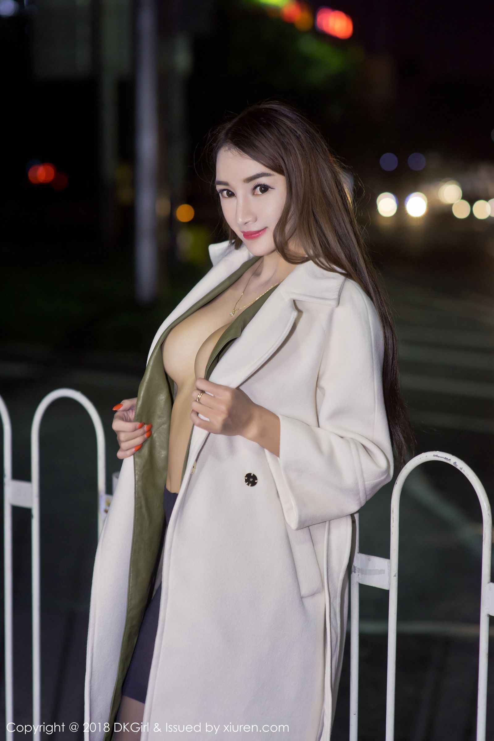 模特婕西儿jessie 丽人羊城夜景露出