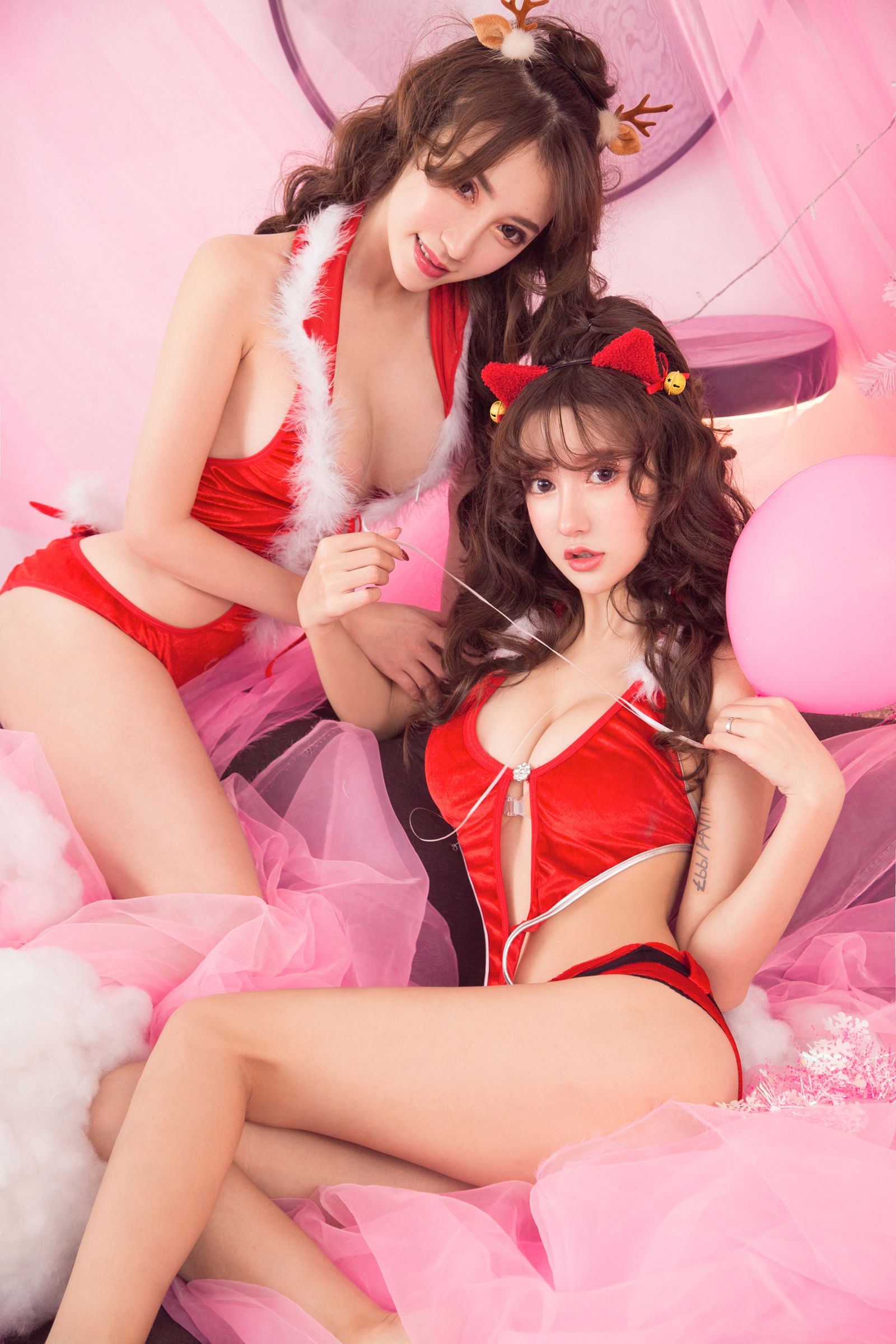 夏玲蔓&M梦baby 圣诞之夜粉色代替