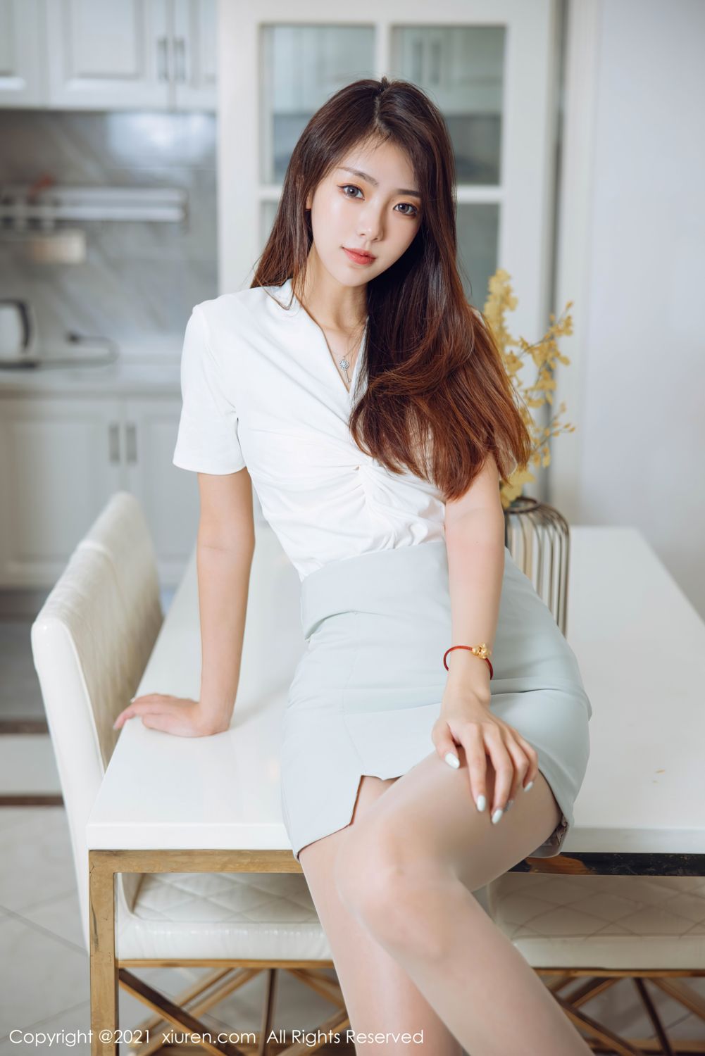 清纯美女可樂Vicky 简约淡雅的都市