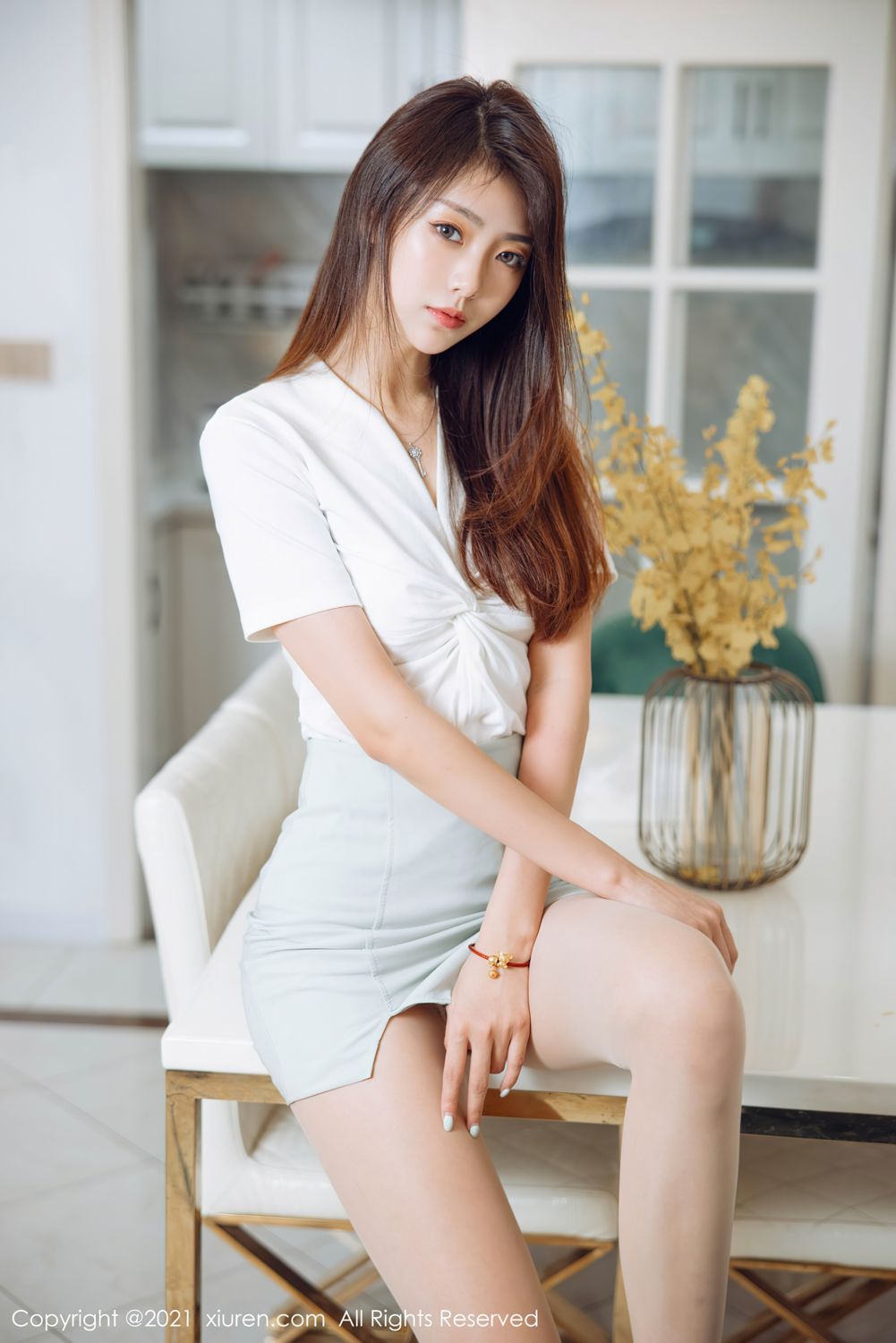 清纯美女可樂Vicky 简约淡雅的都市