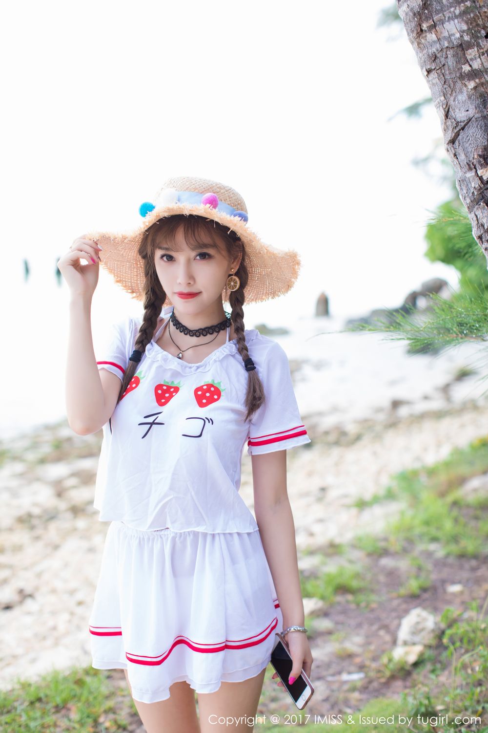 甜美女神杨晨晨 阳光沙滩香车美人