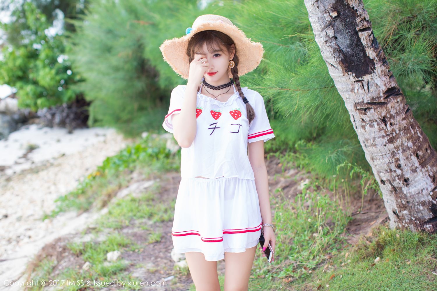 甜美女神杨晨晨 阳光沙滩香车美人
