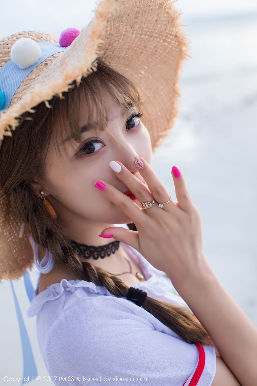 甜美女神杨晨晨 阳光沙滩香车美人